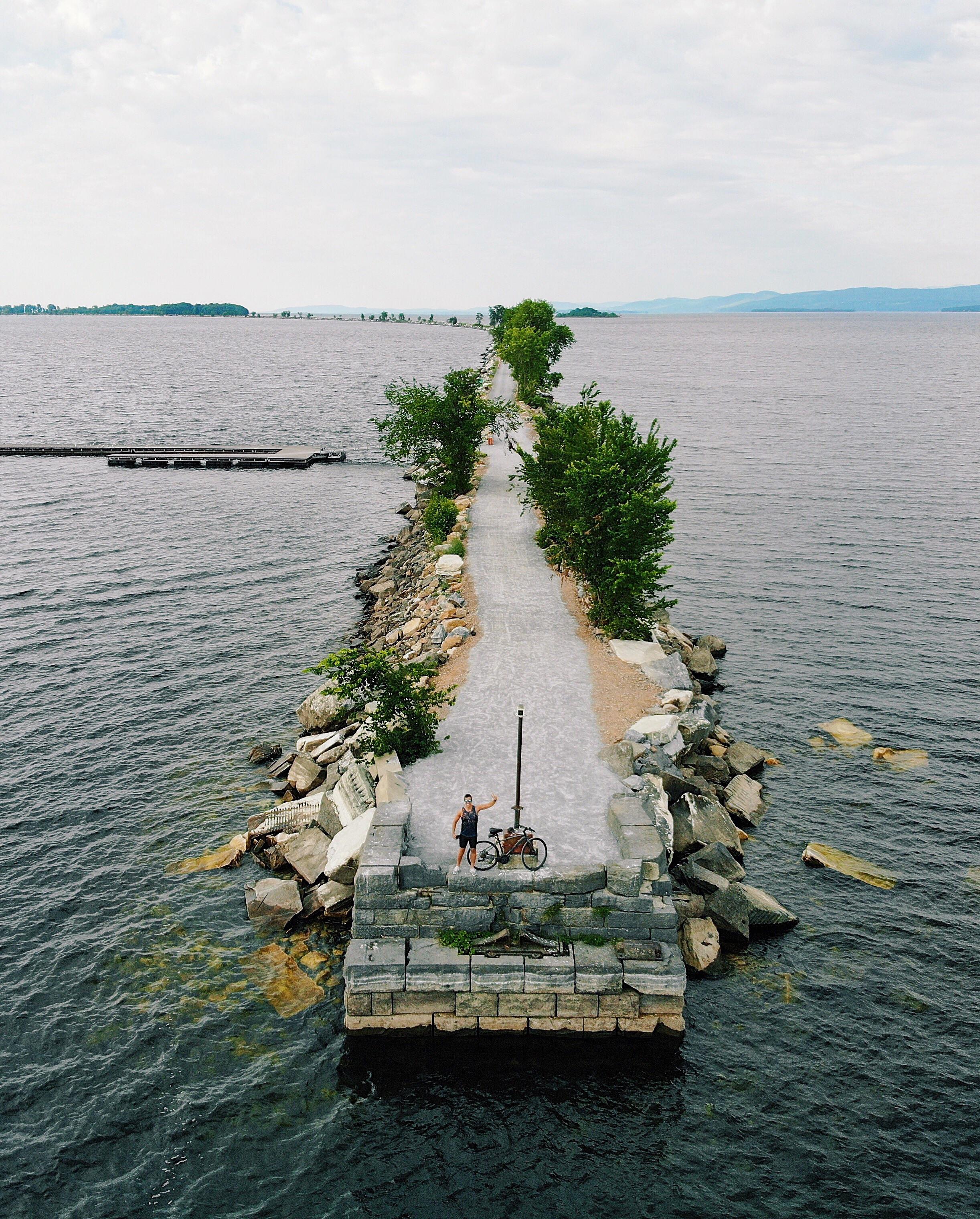 Biked from Burlington to the end of the Causeway r/burlington