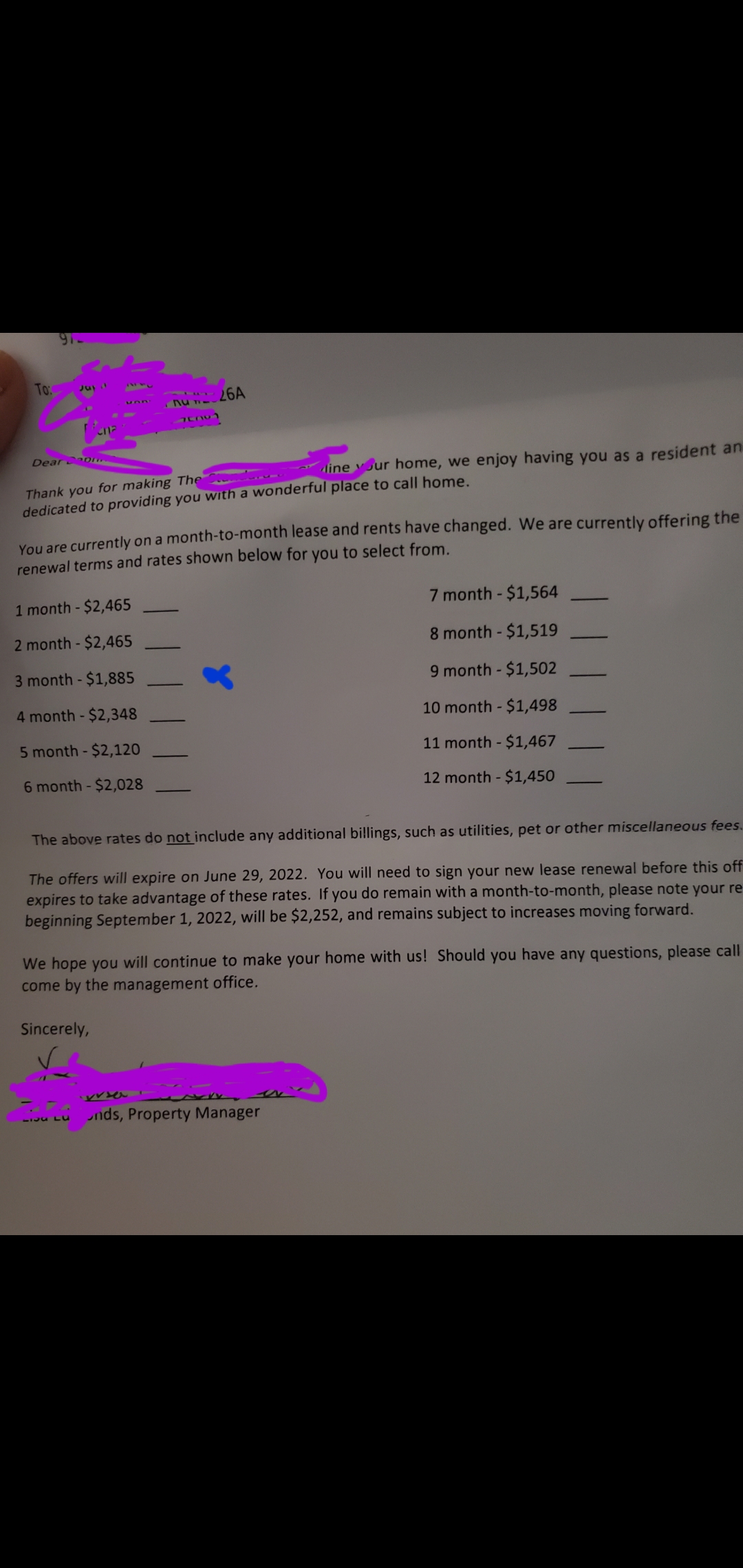 They made an error in my favor on the new lease form. Can I