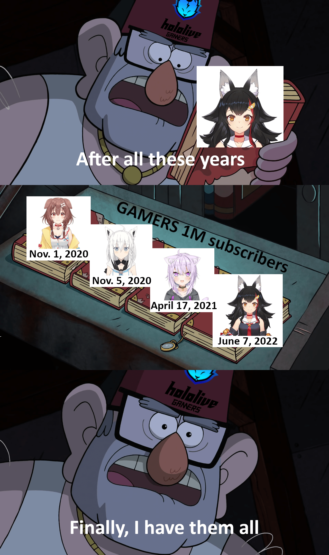 Congratulations on 1 Million subs, Mio! Now, all of GAMERS are together