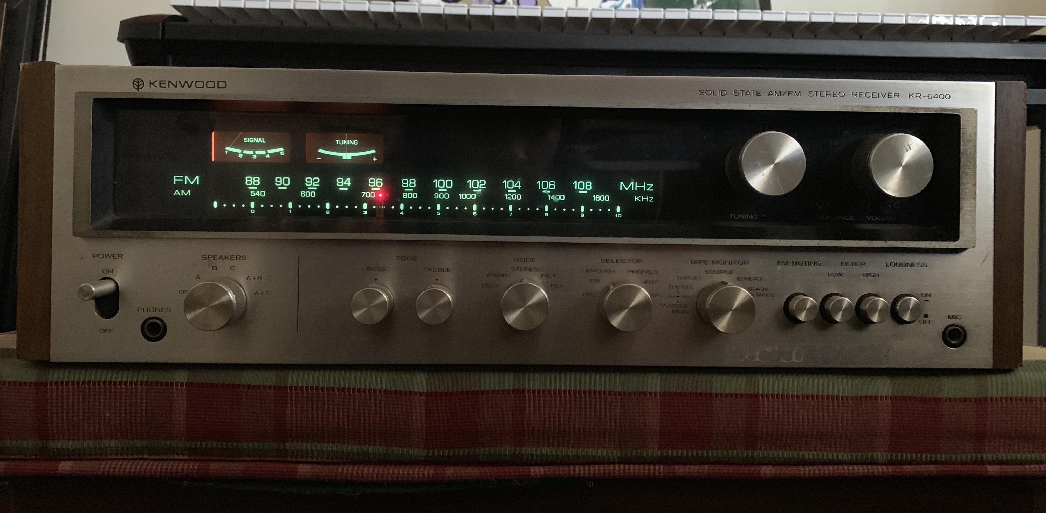 Kenwood KR6400 found at Goodwill for 11. This thing is loud! r