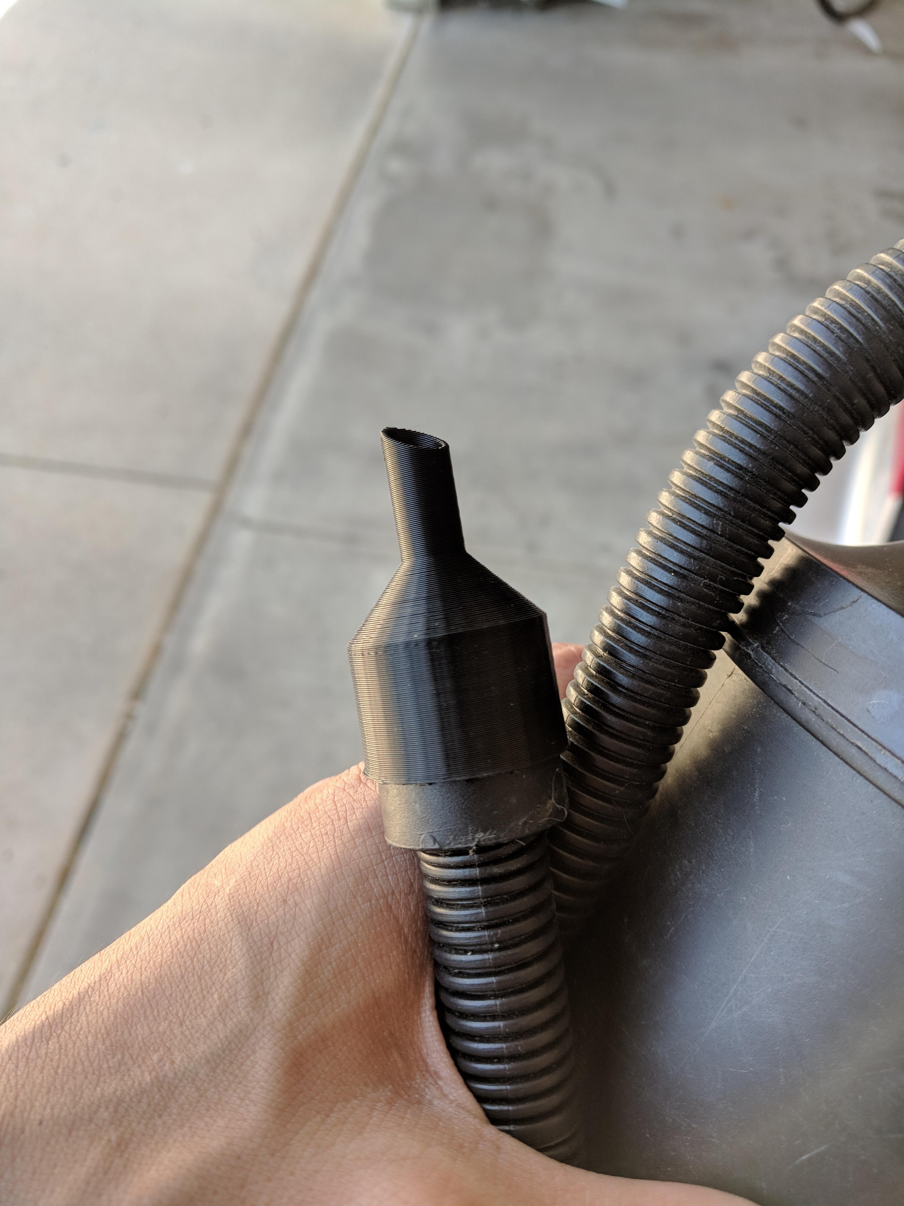 Garage sale air mattress hand pump repurposed for filling my tubes