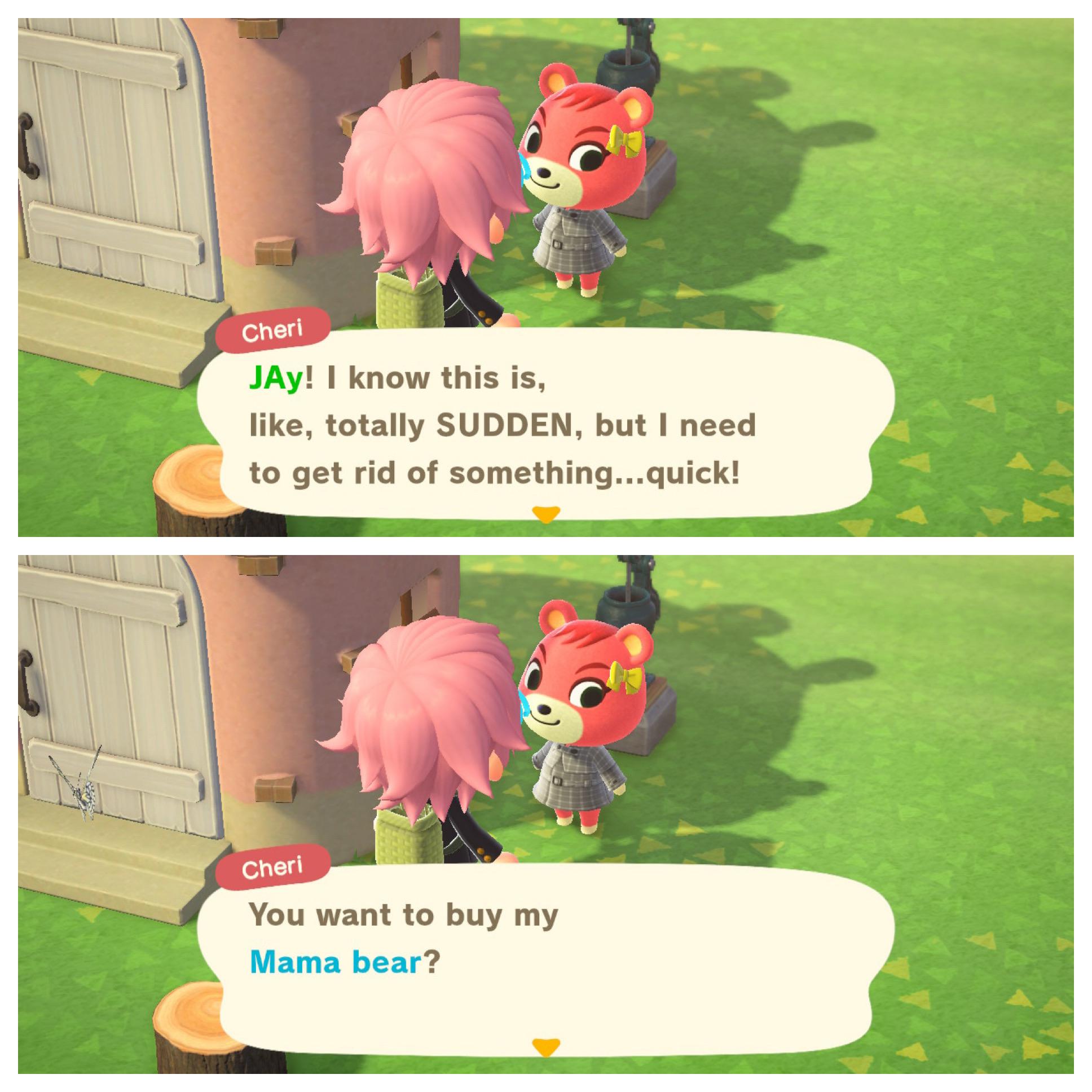 Cheri is cold blooded. r/AnimalCrossing
