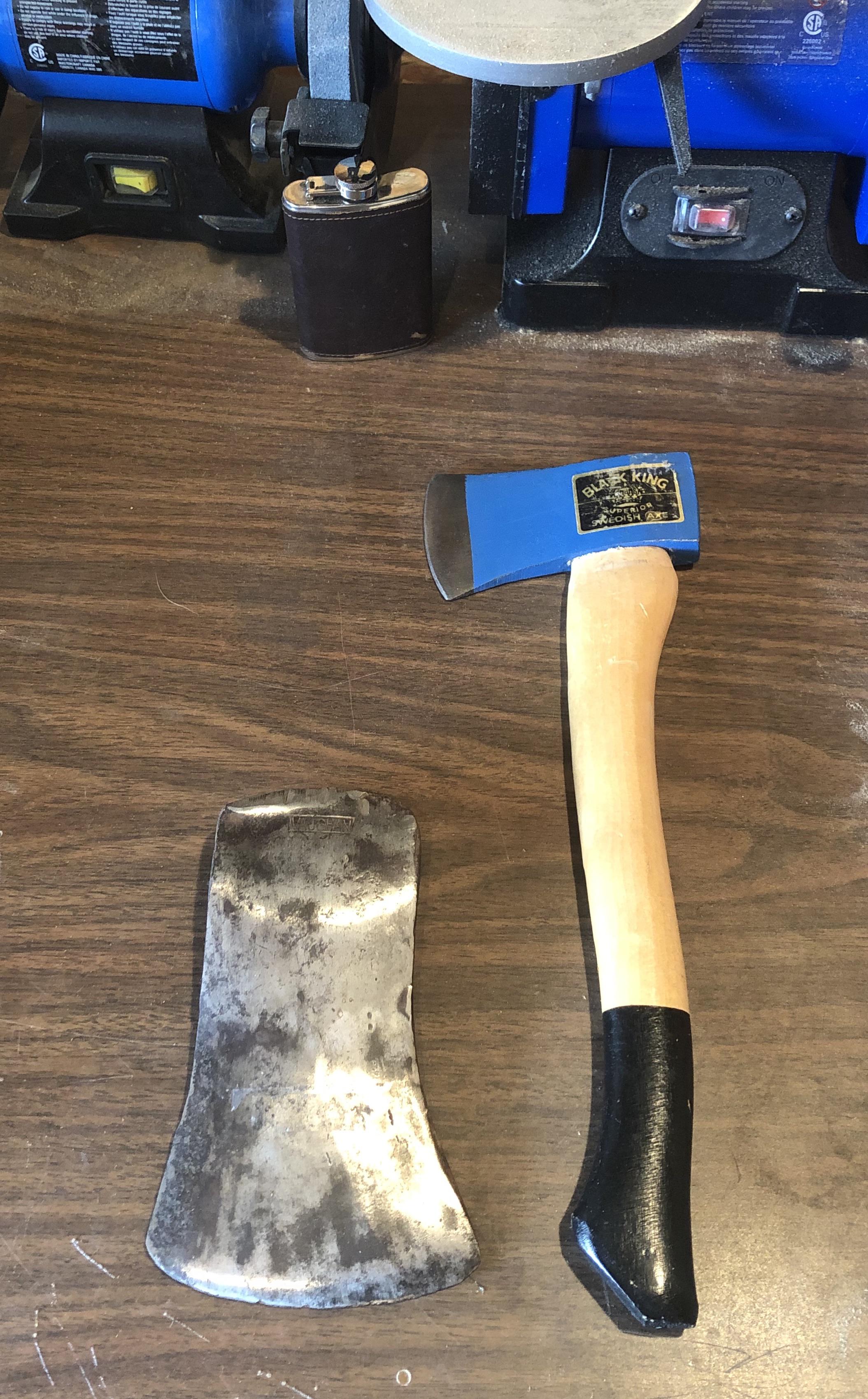 Couple of great finds today! Near mint Black King hatchet AND a 4lb
