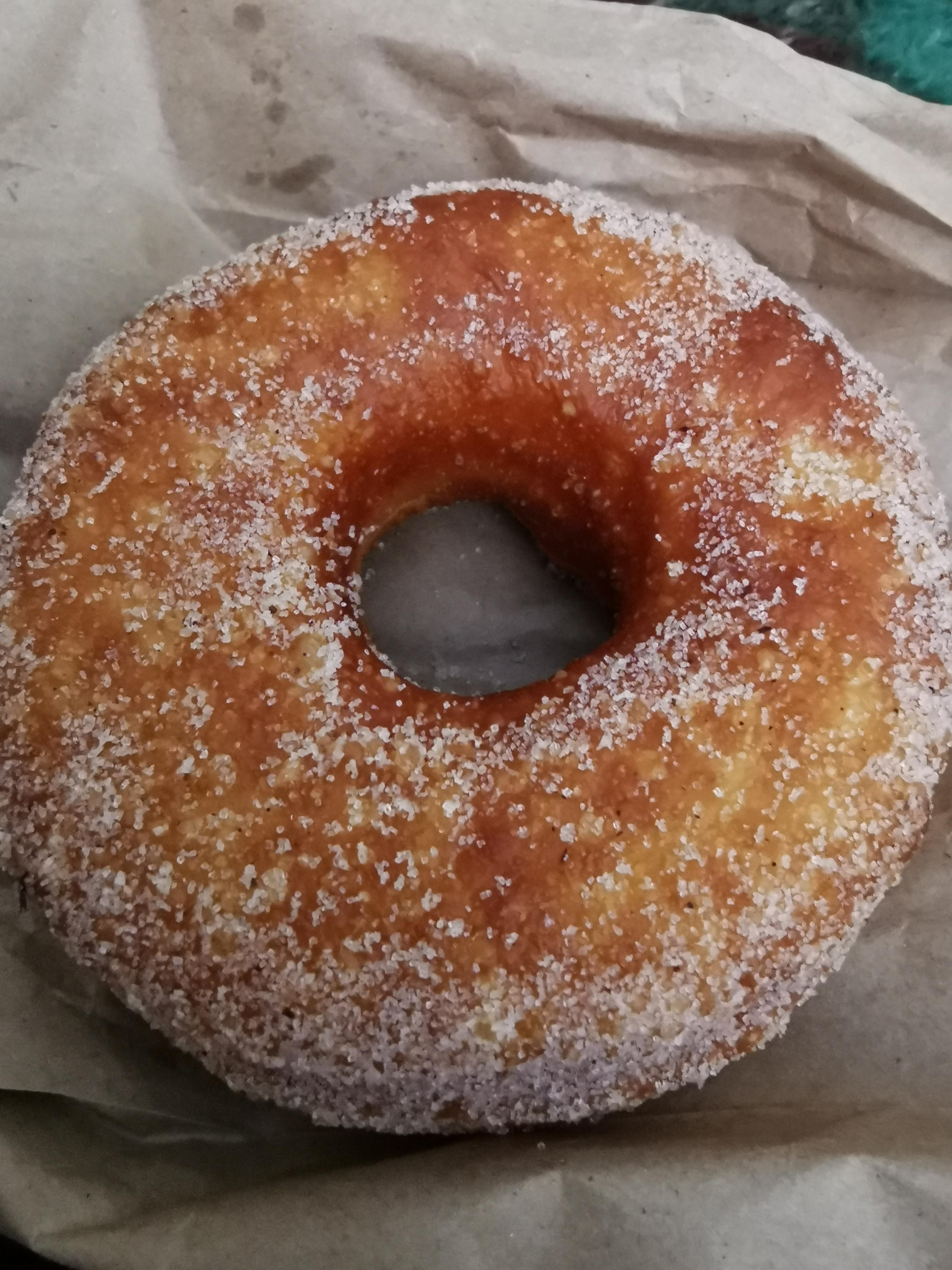 Salted Honey dip donut from Toslow in St. John's, Newfoundland r/donuts
