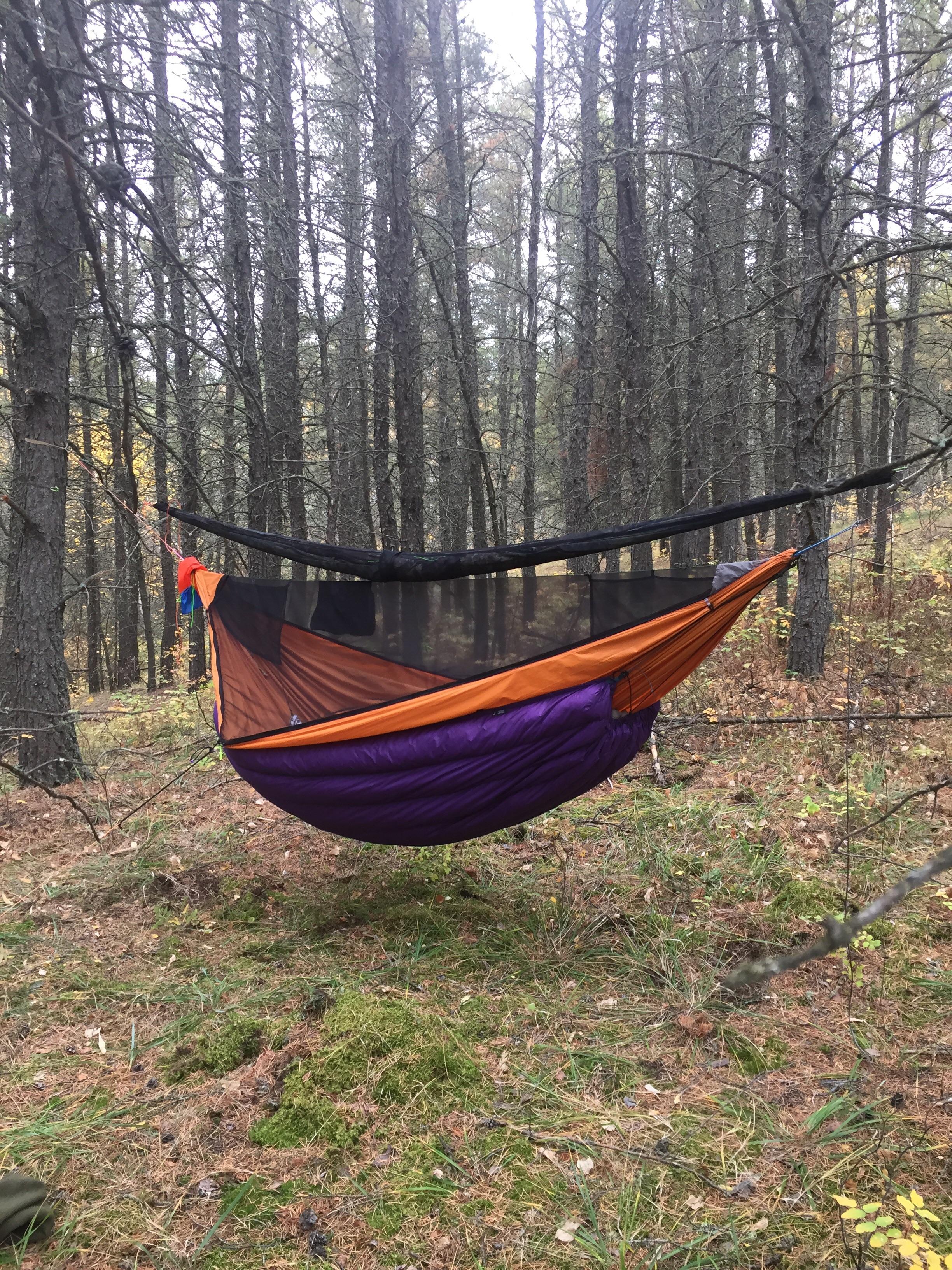 Great fall camping. Saskatchewan,Canada r/hammockcamping
