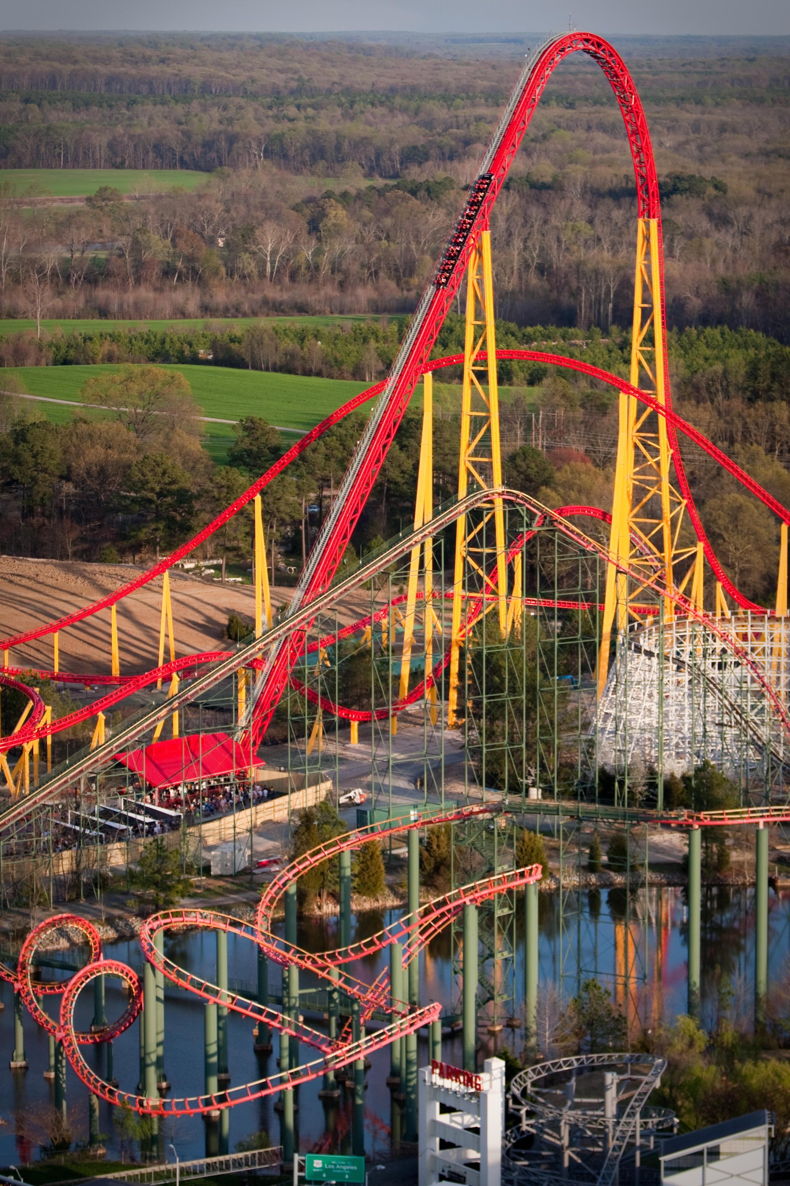 Old picture from Intimidator 305's opening day. Also starting