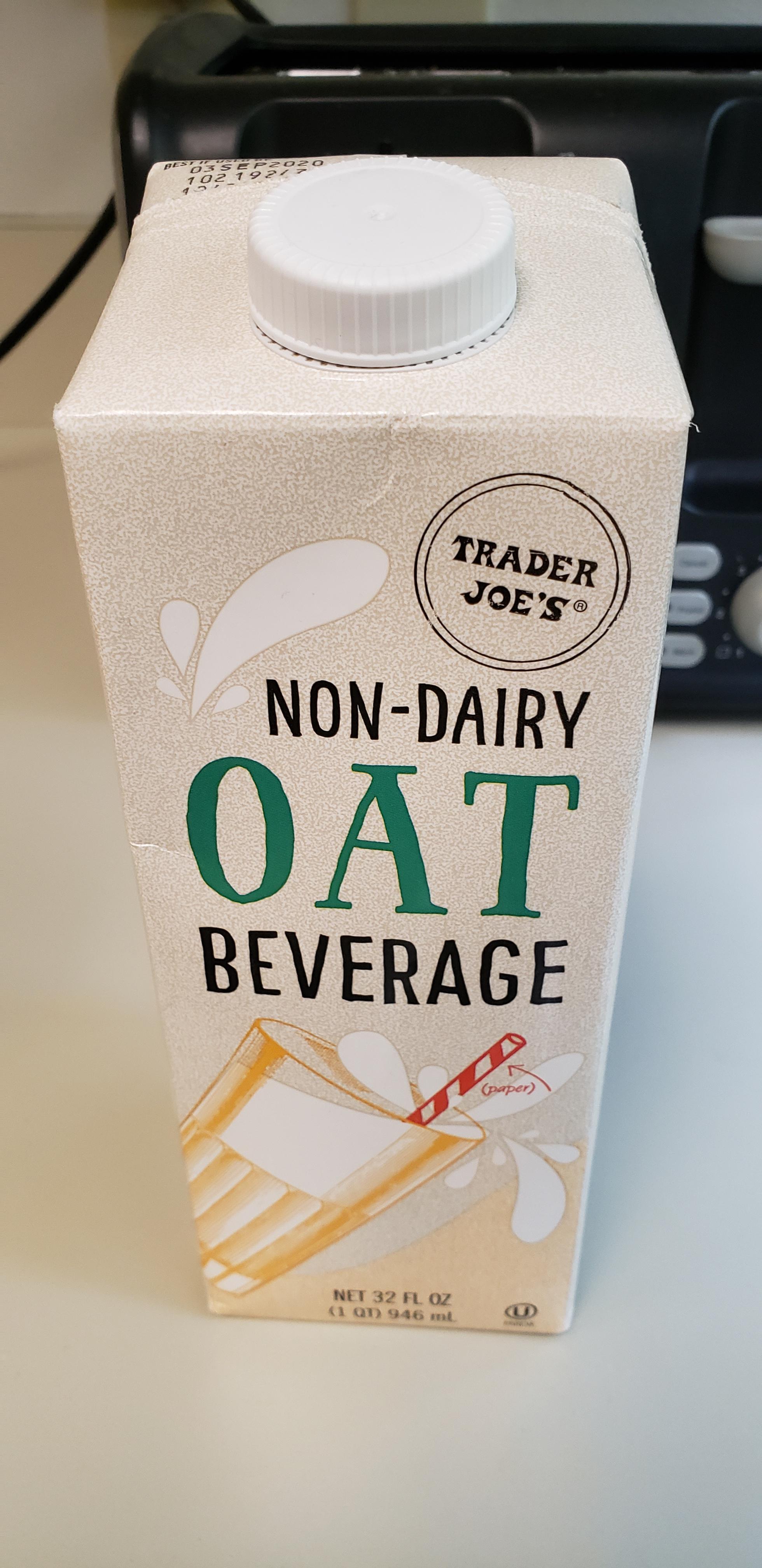 So Trader Joe's just started selling oat milk (finally!), and I like