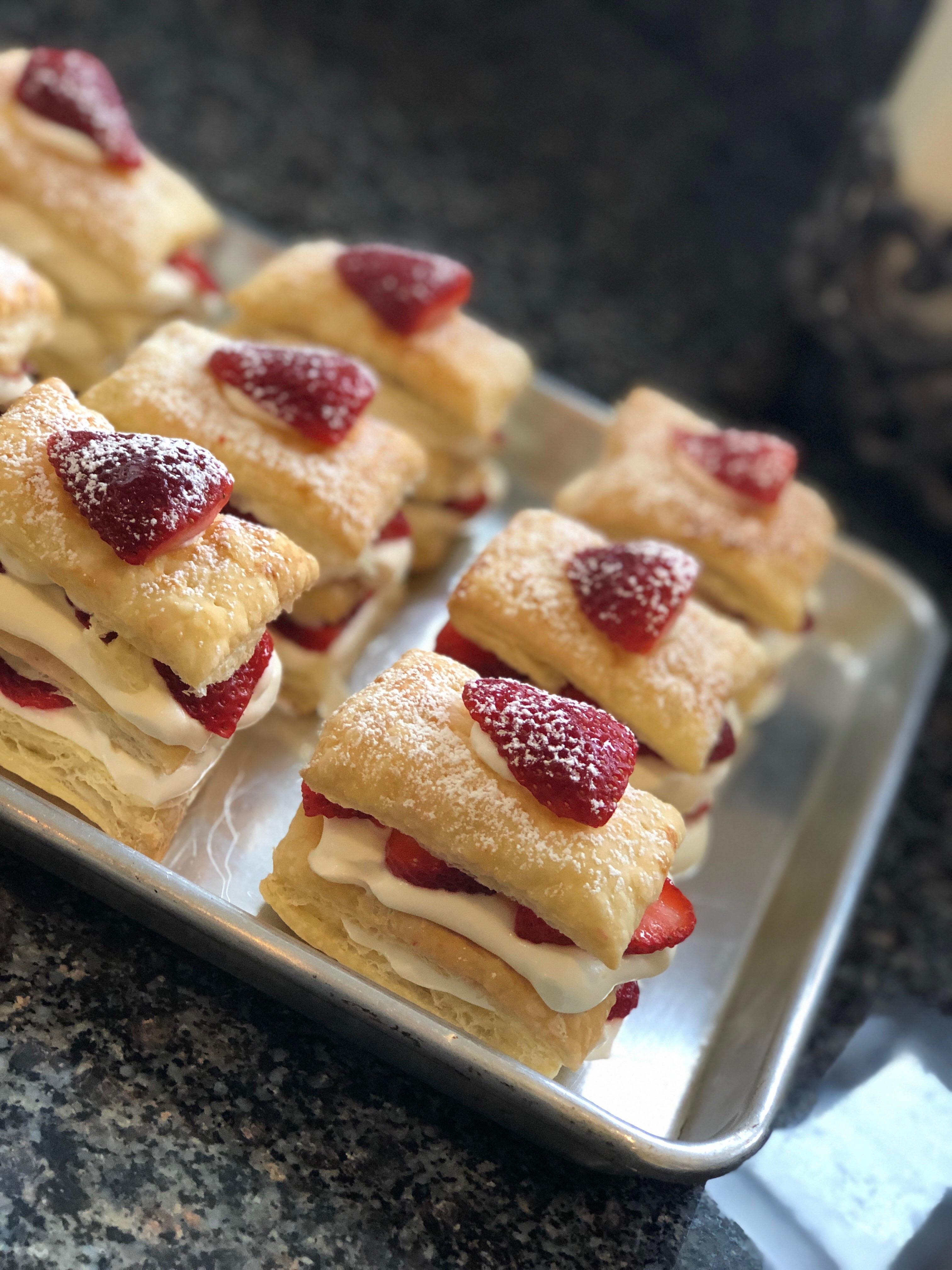 [Homemade] Strawberry Napoleon r/food