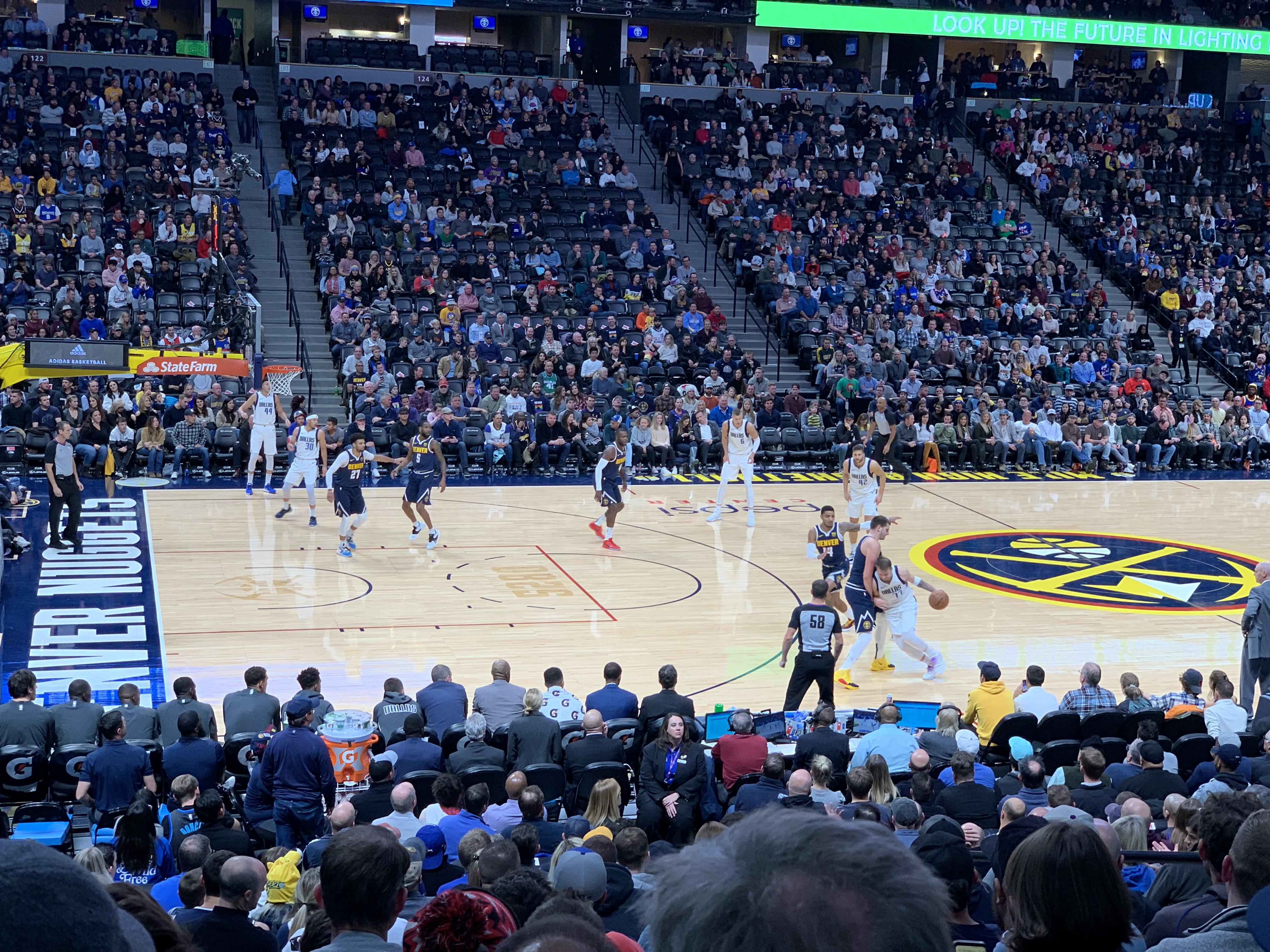 We’ve won at ALTITUDE already this season, y’all! Here’s a shot from my seats at the Denver game