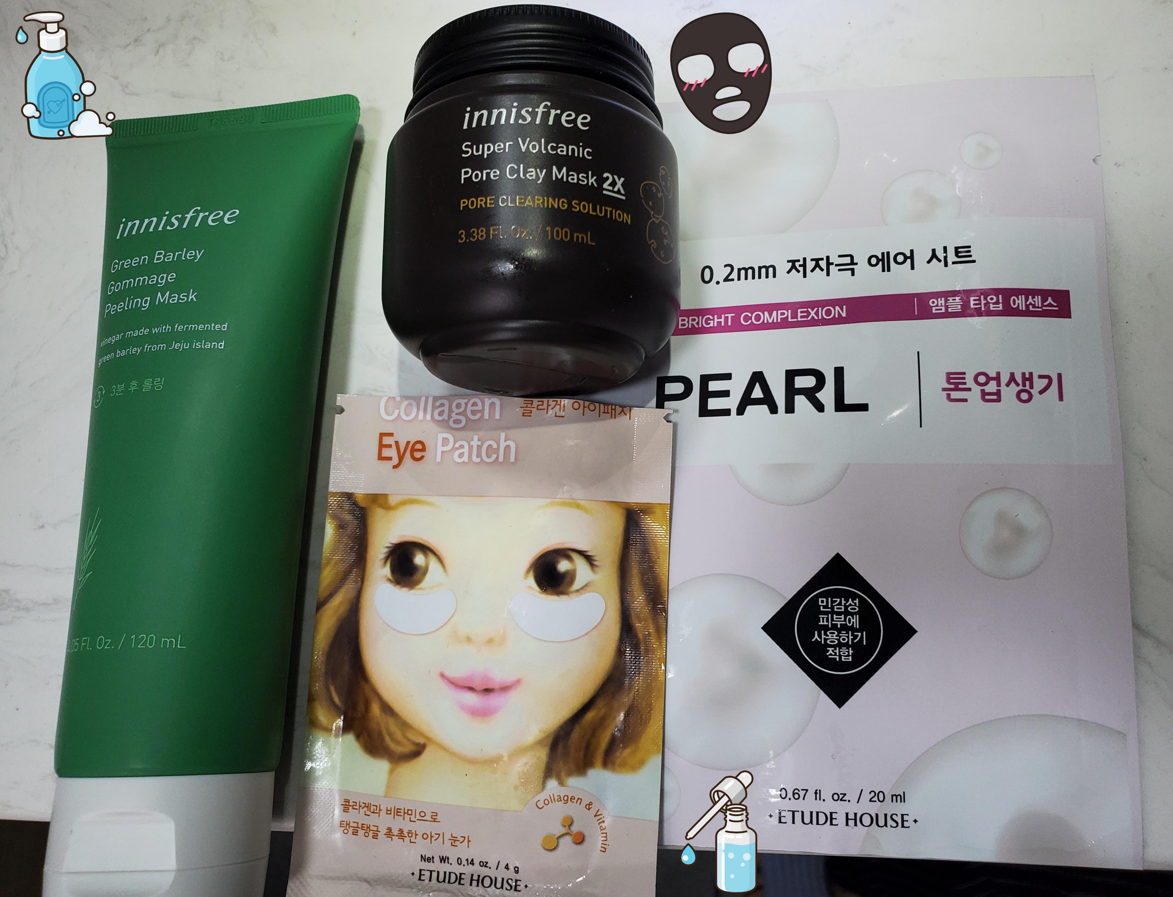 Innisfree and Etude House masks (review in comment) r/AsianBeauty