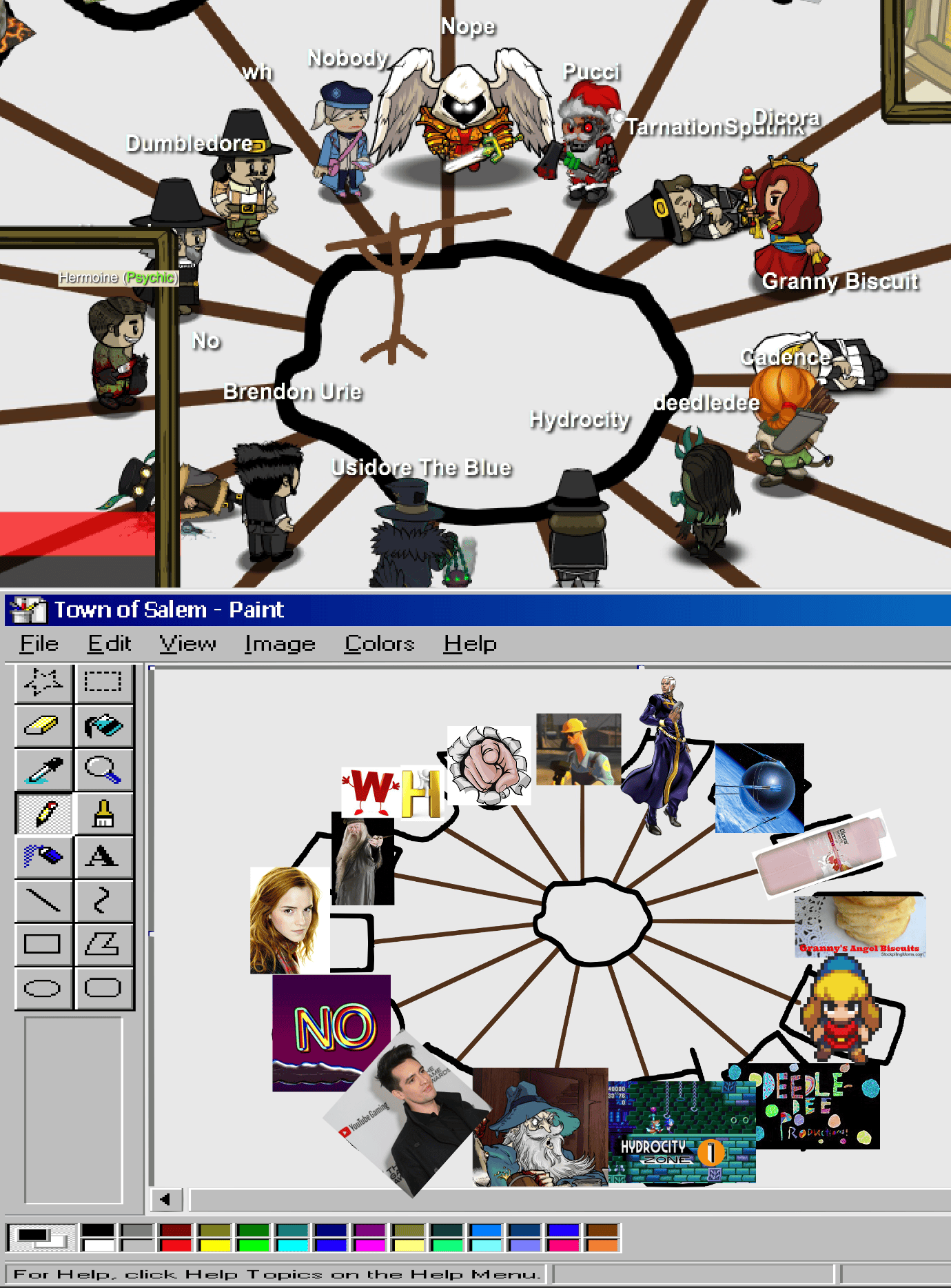 "Town Of Salem but I replace the names with images" Part 2 Plus a