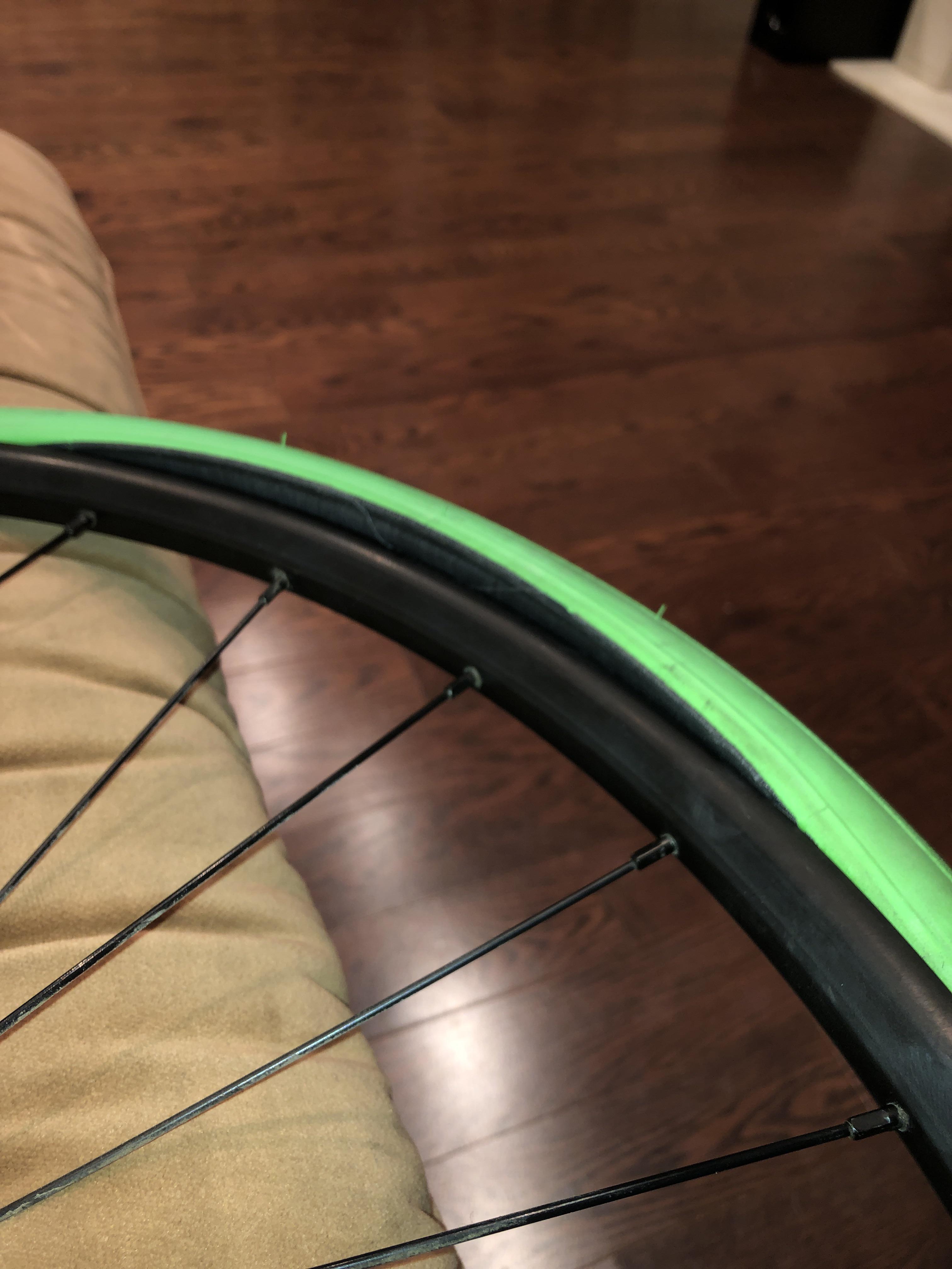 25mm trainer tire keeps popping out of my 700x37mm rim, do I need a