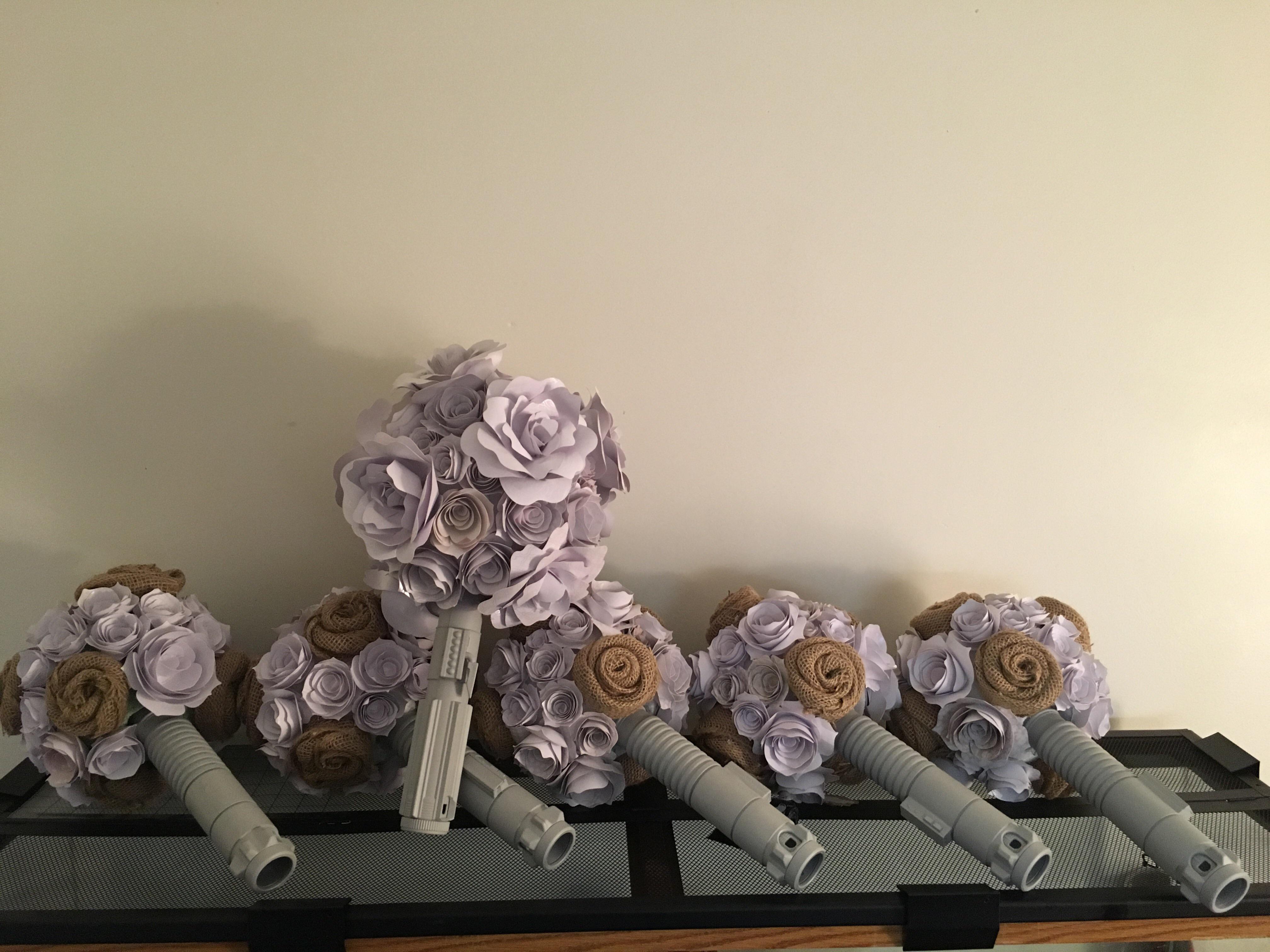 Finished making my bouquets today. All in all it was no more than 150
