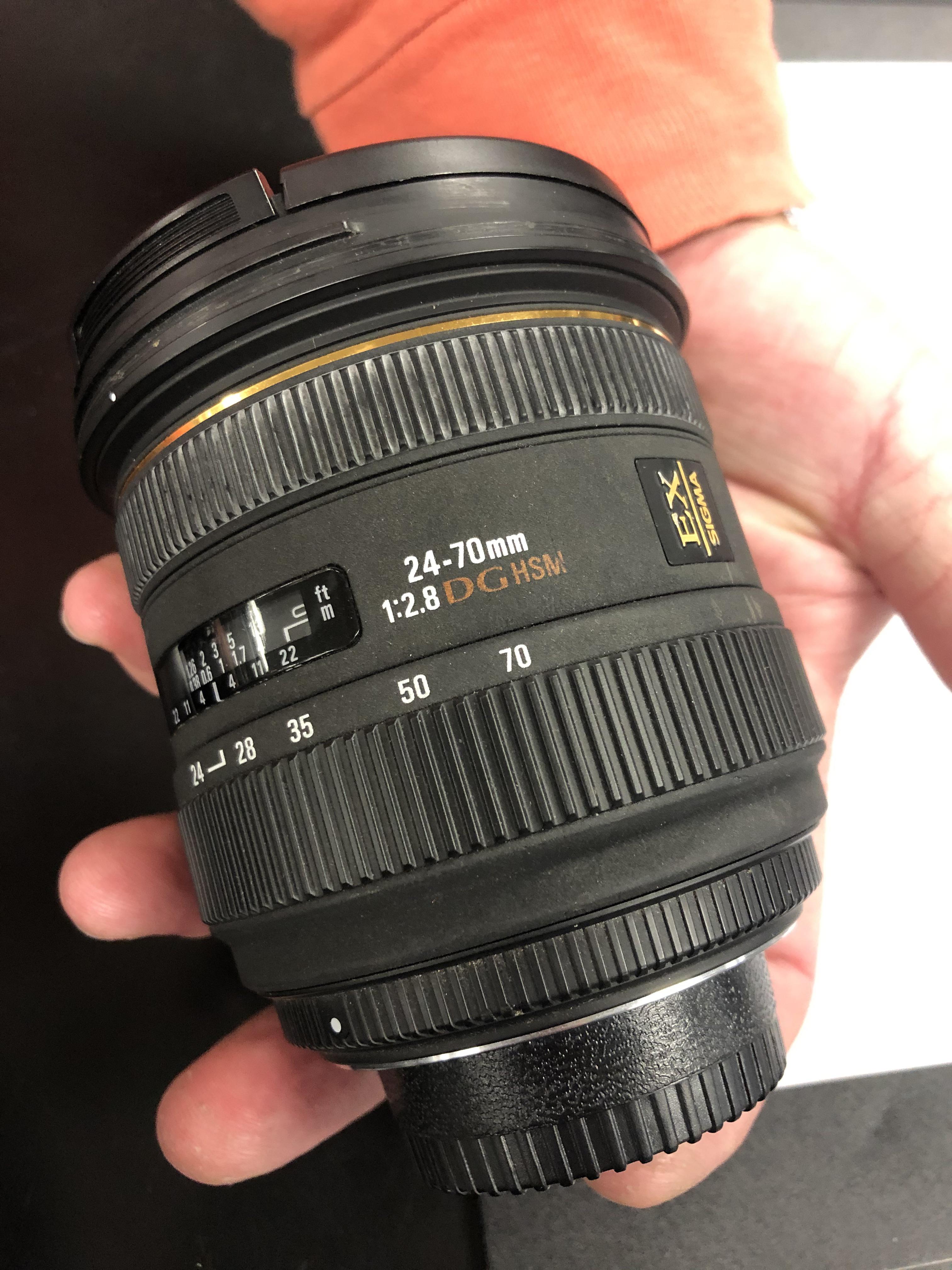 Hey! Thinking of buying this used sigma 2470mm lens for my Nikon D750