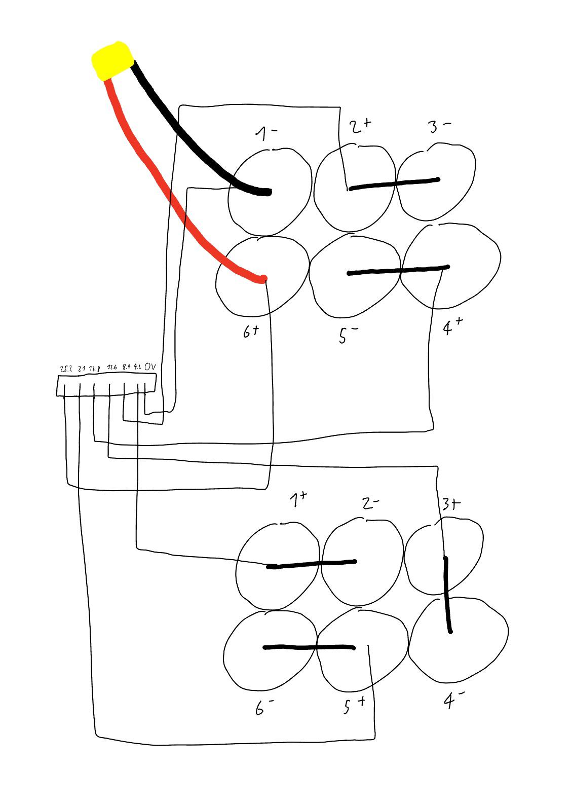 Is this wiring correct for a DIY 6S Li-Ion Battery? : r/fpv
