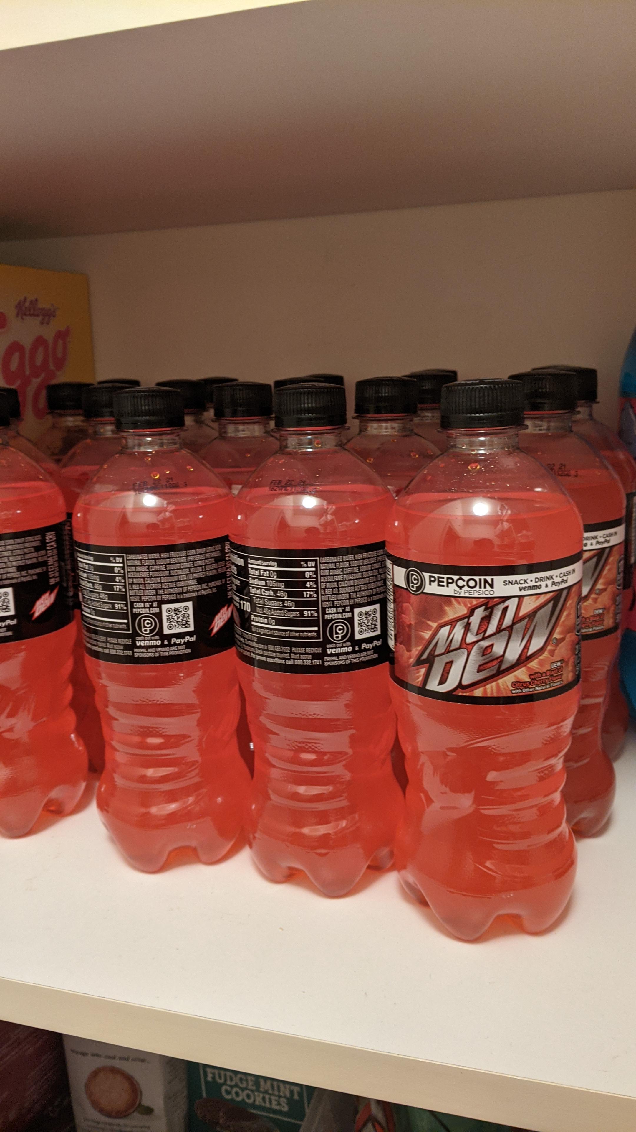 Citrus cherry (was game fuel) is arguably one of the best r/mountaindew