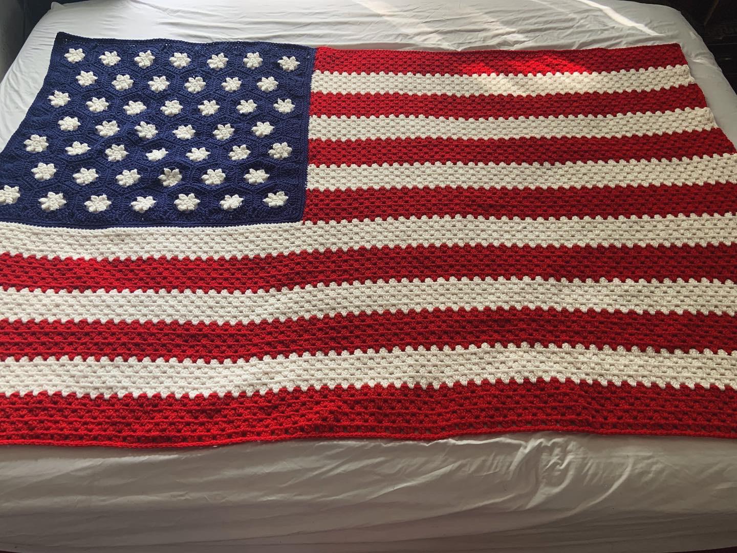 First Reddit Post a recent blanket r/crochet