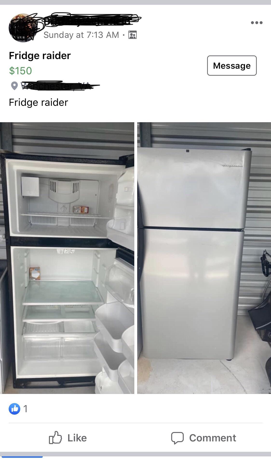 Fridge Raider r/BoneAppleTea