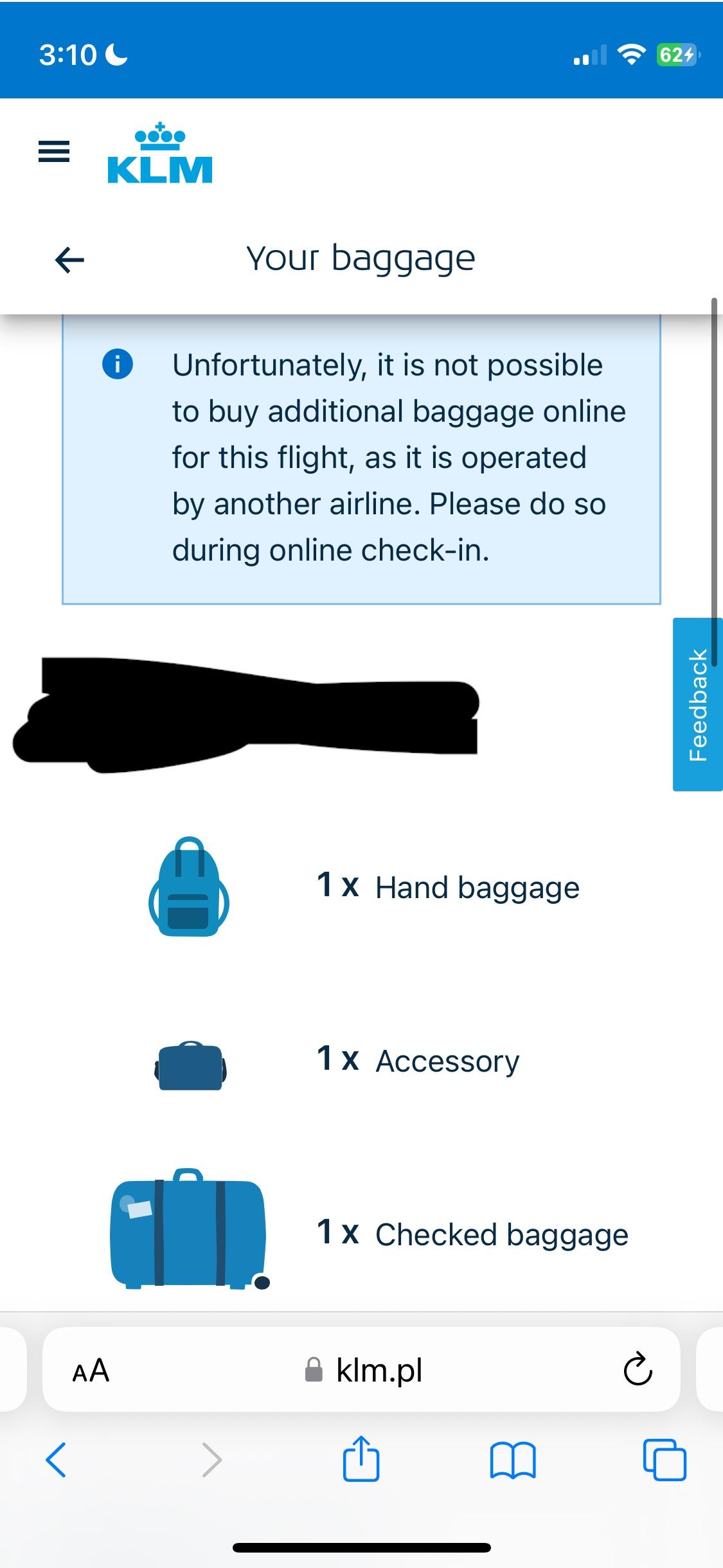 KLM 2024 Baggage Allowance And Fees My Baggage