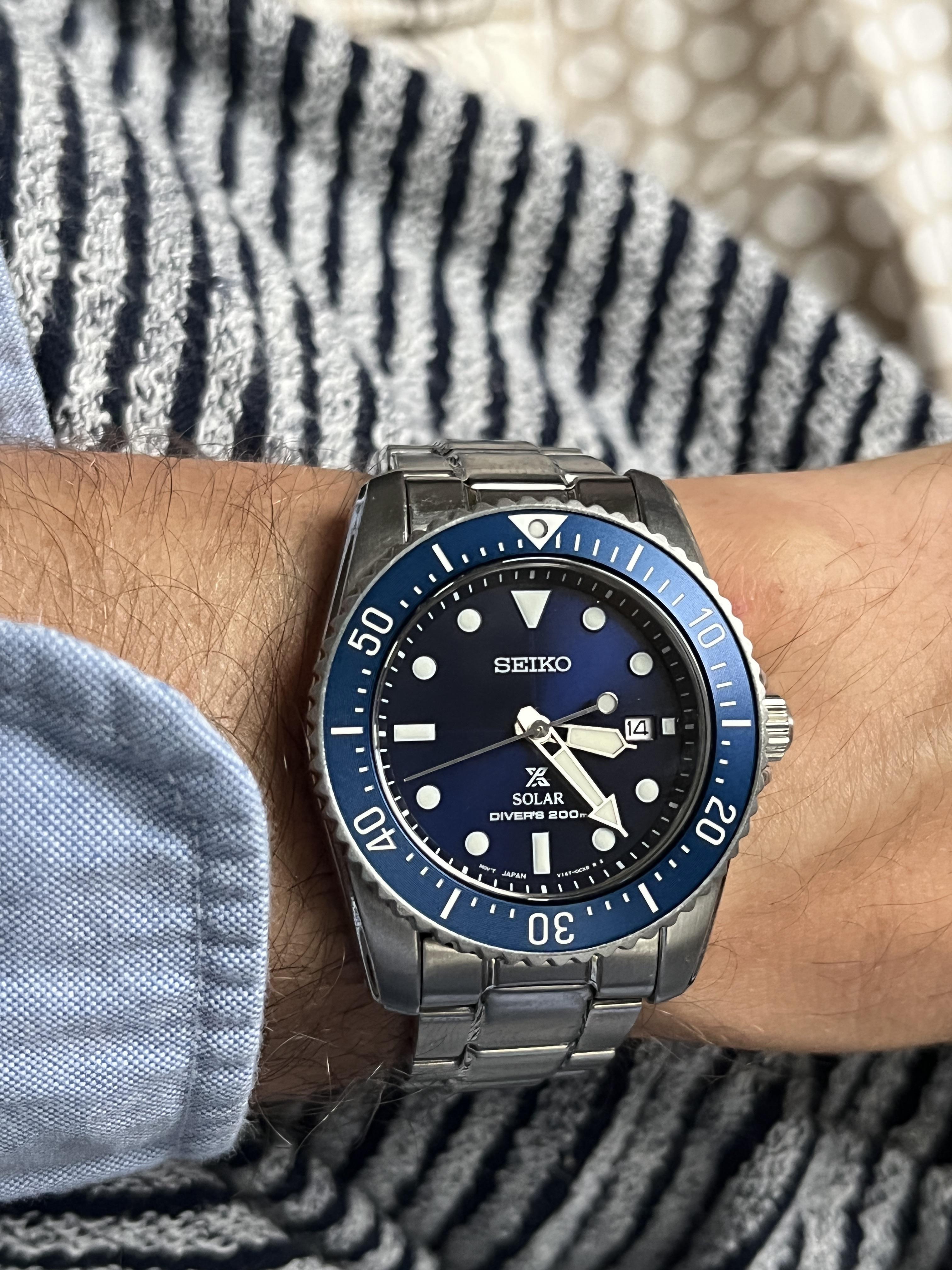 [Seiko] SNE585 aka the blue solar diver r/Watches