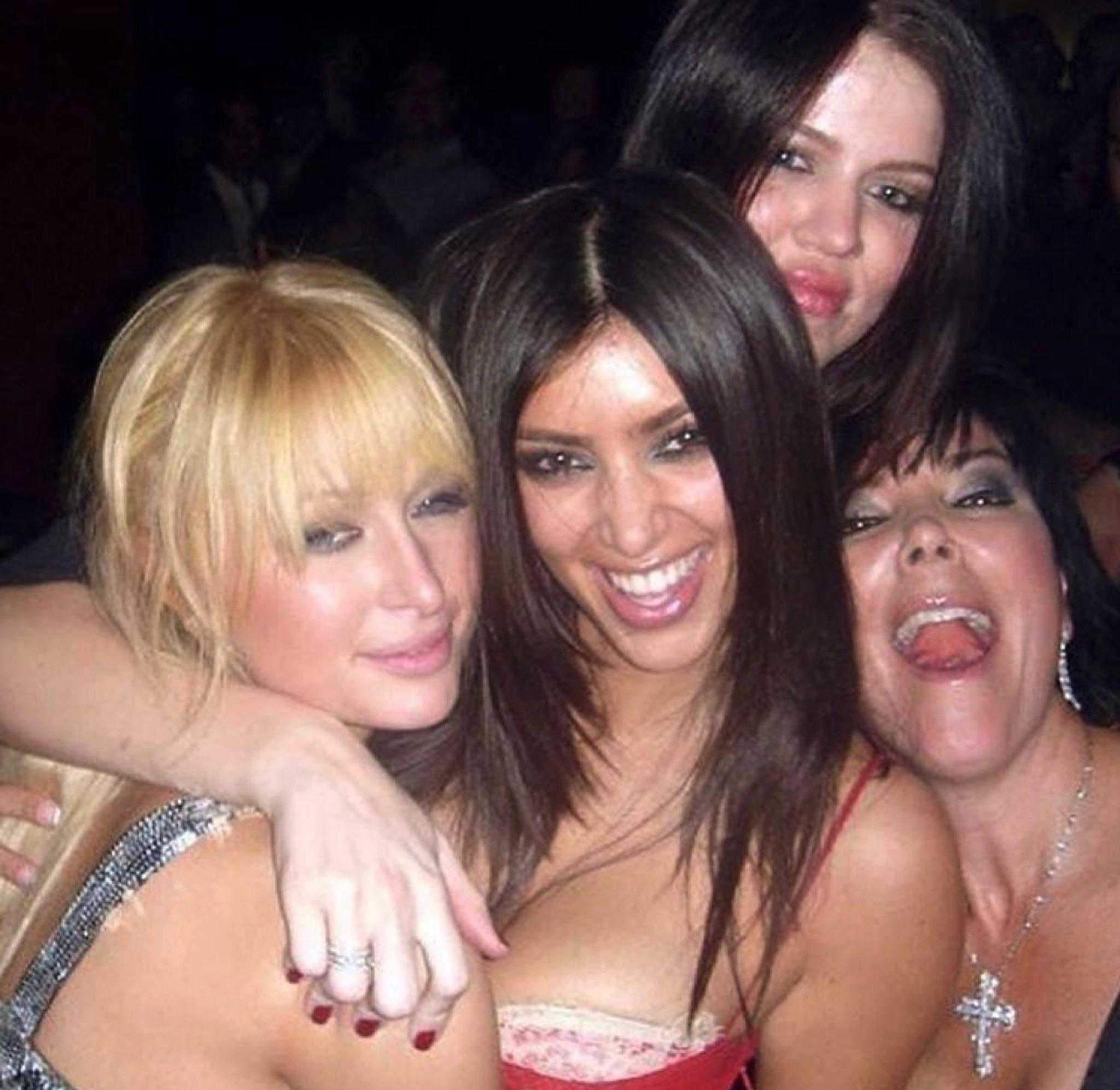 I’ve seen this pic before, but I never realized Kris was in it too 😂