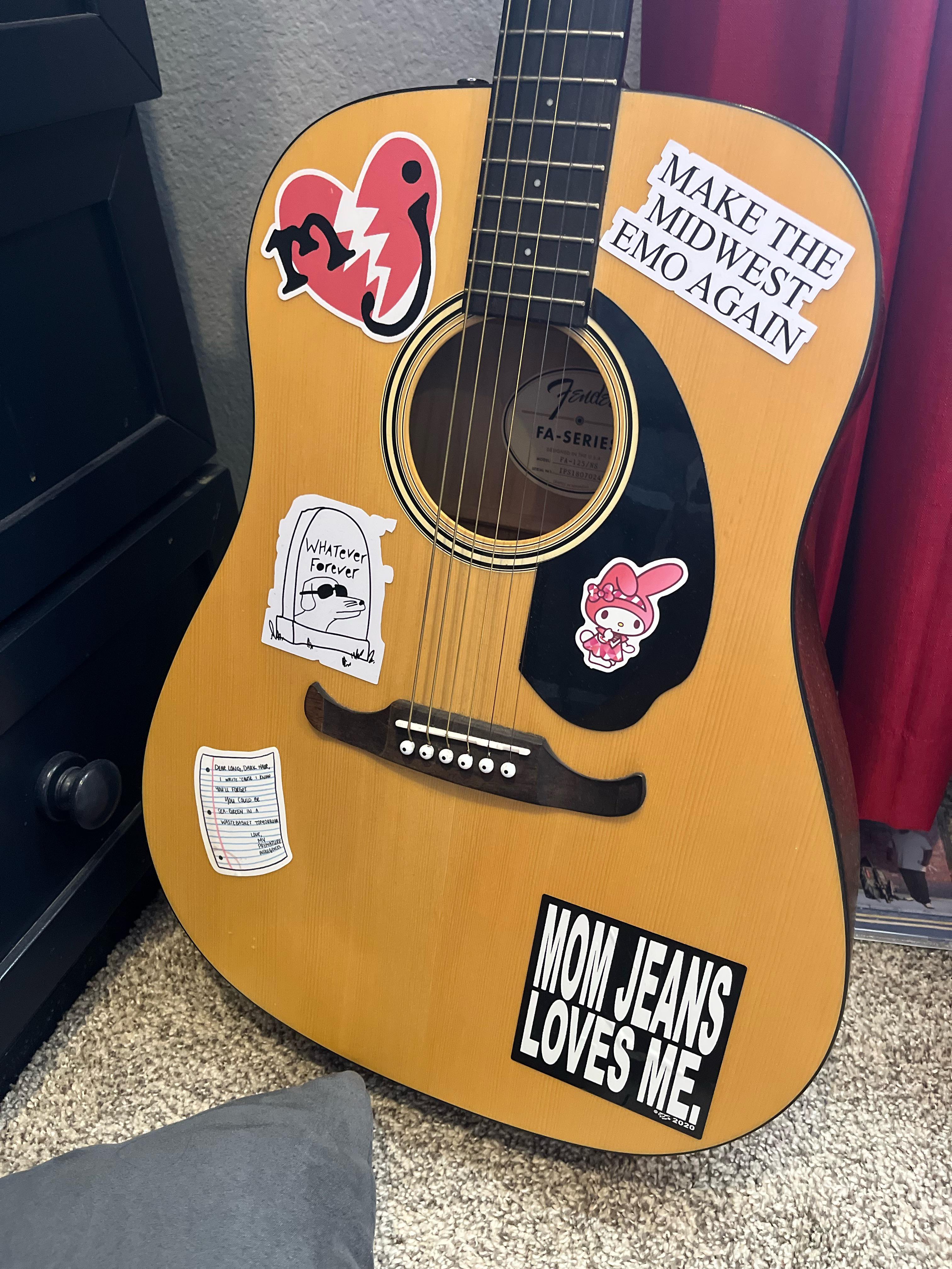 my acoustic guitar r/Emo