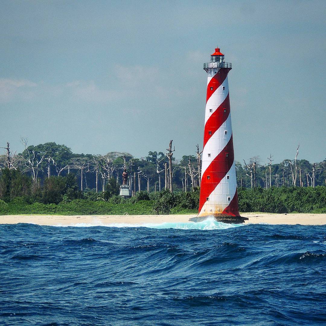 Indira point, great nicobar islands. the southernmost point of india