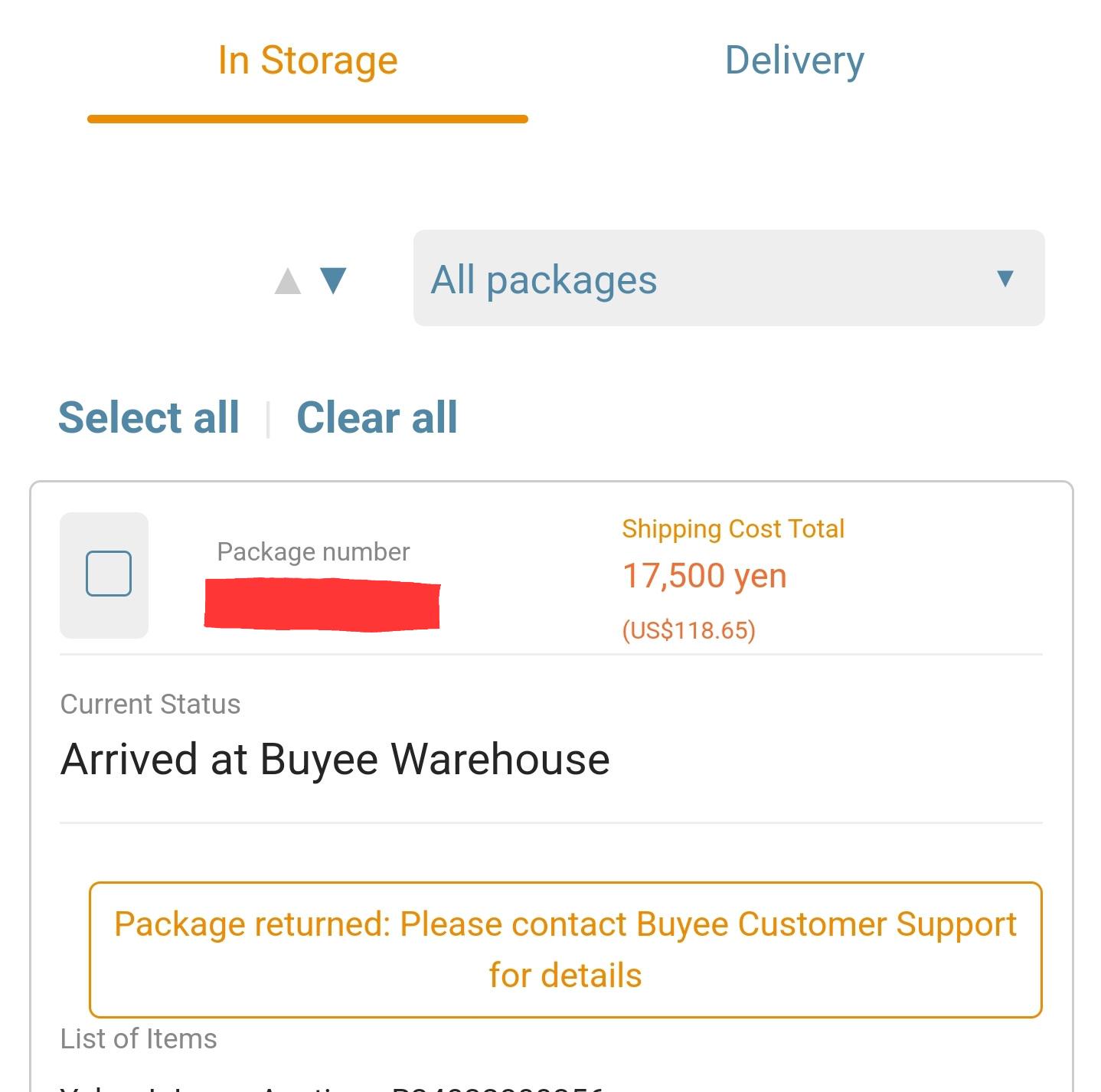 How long for a shipping refund? r/Buyee