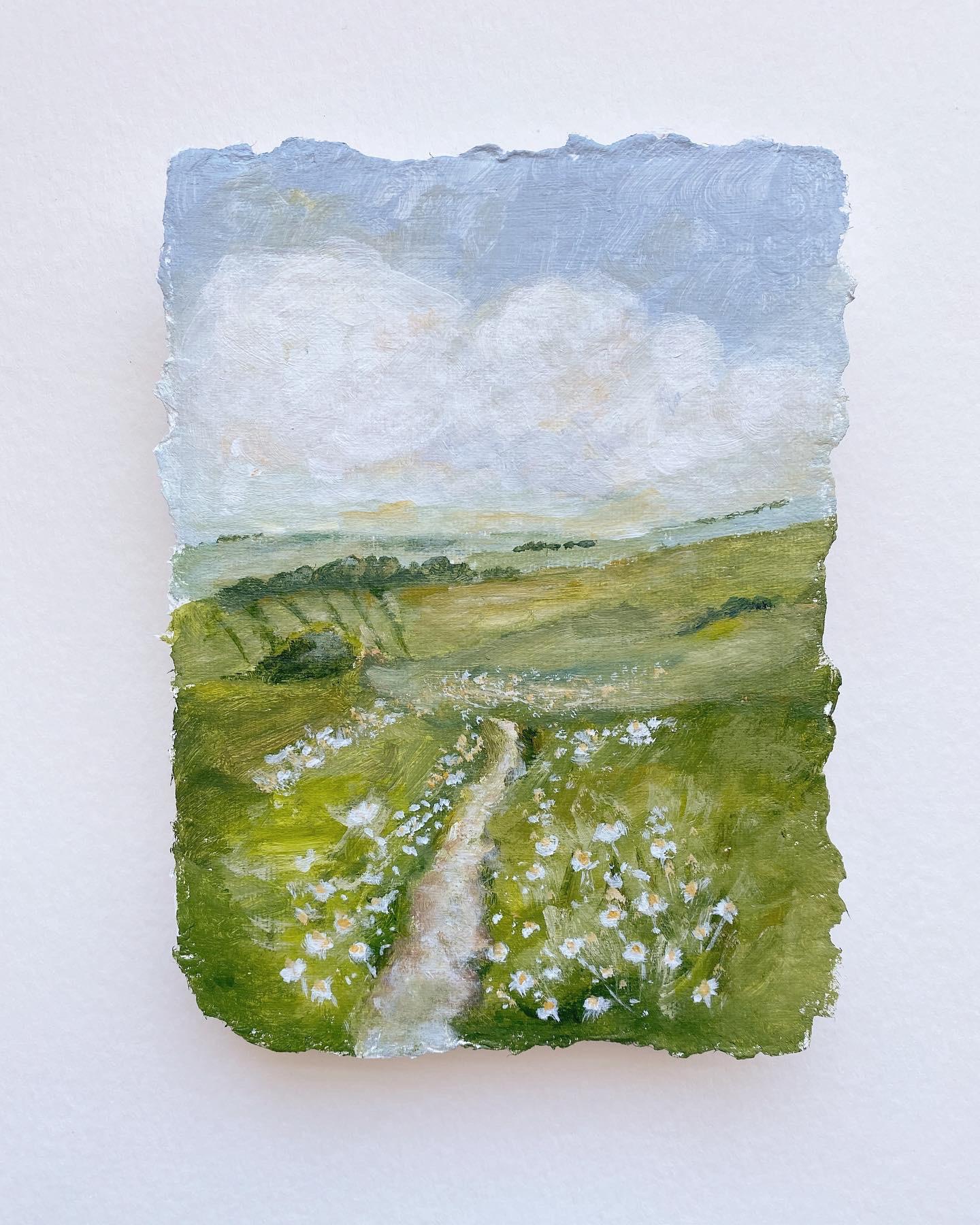 One of my favorite recent paintings Ive made, acrylic on cotton rag