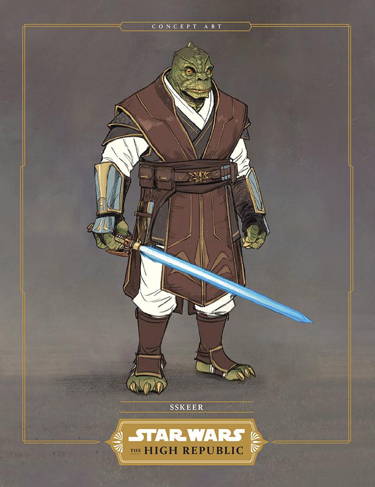 Concept Art For Jedi Master Sskeer A Trandoshan Jedi To Play A Major Role In Marvel S High Republic Ongoing R Starwarscomics