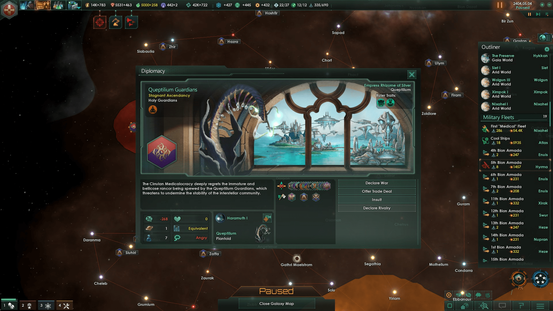 Fallen Empire takes a moment to reflect on itself. r/Stellaris