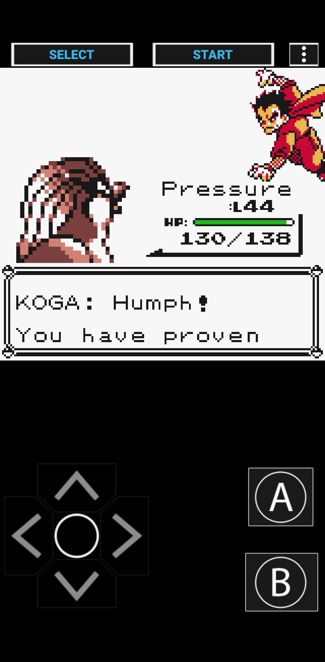Koga down in my Yellow Nuzlocke nuzlocke