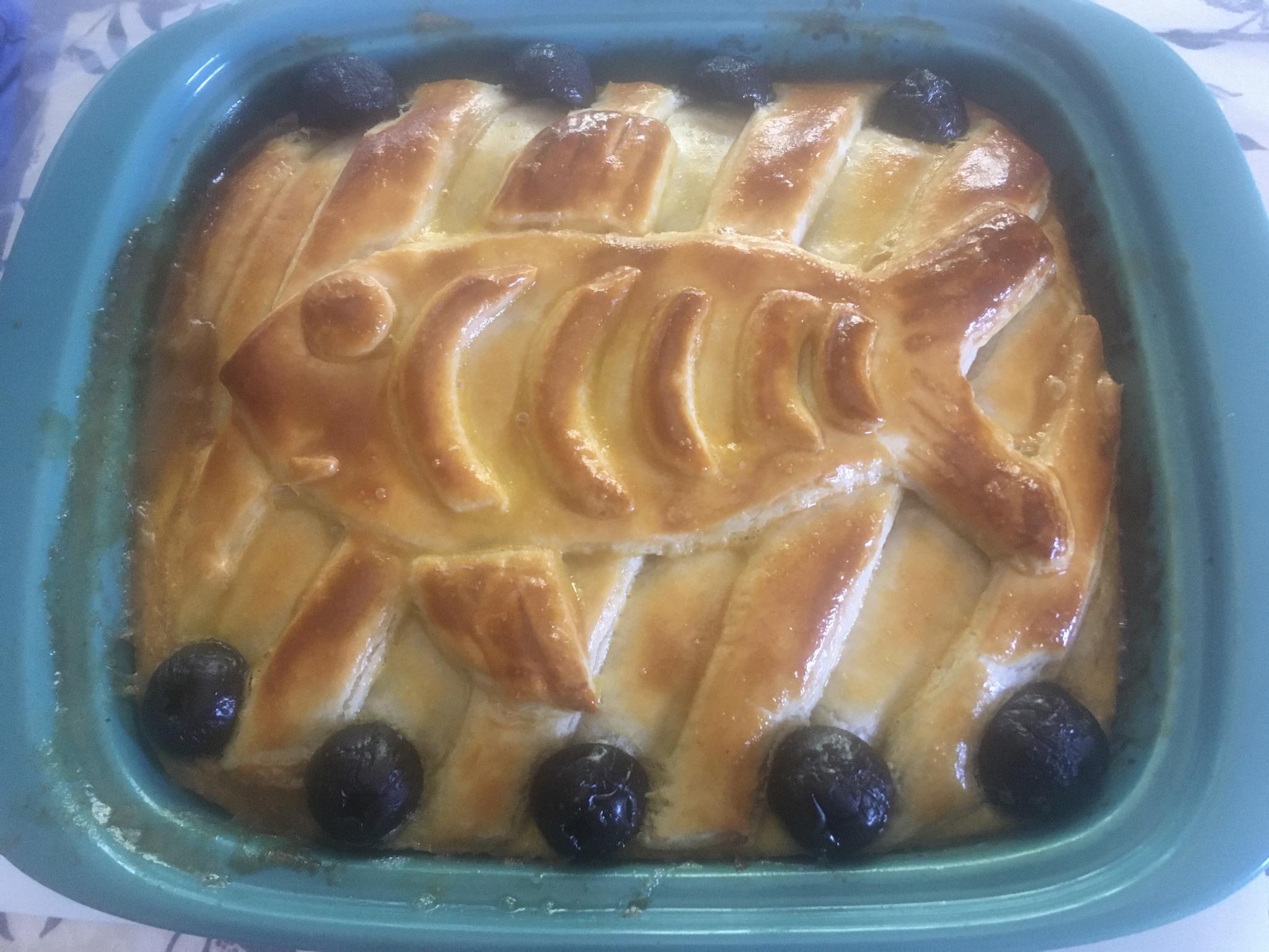 Herring and Pumpkin Pot Pie. This was my first attempt at a pot pie inspired by Ghibli’s Kiki’s