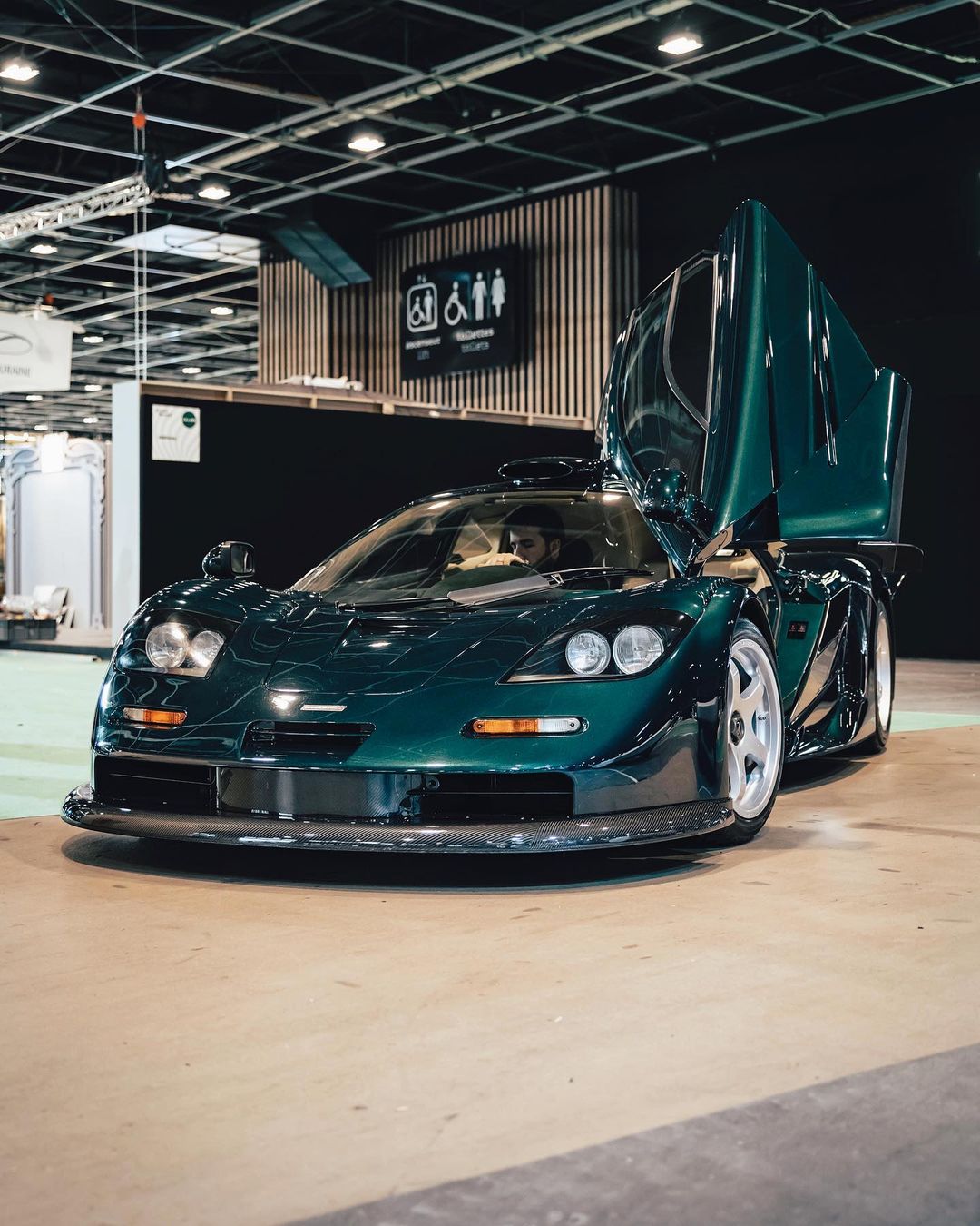 McLaren F1 GT, one of three made, at Retromobile Paris. This one is