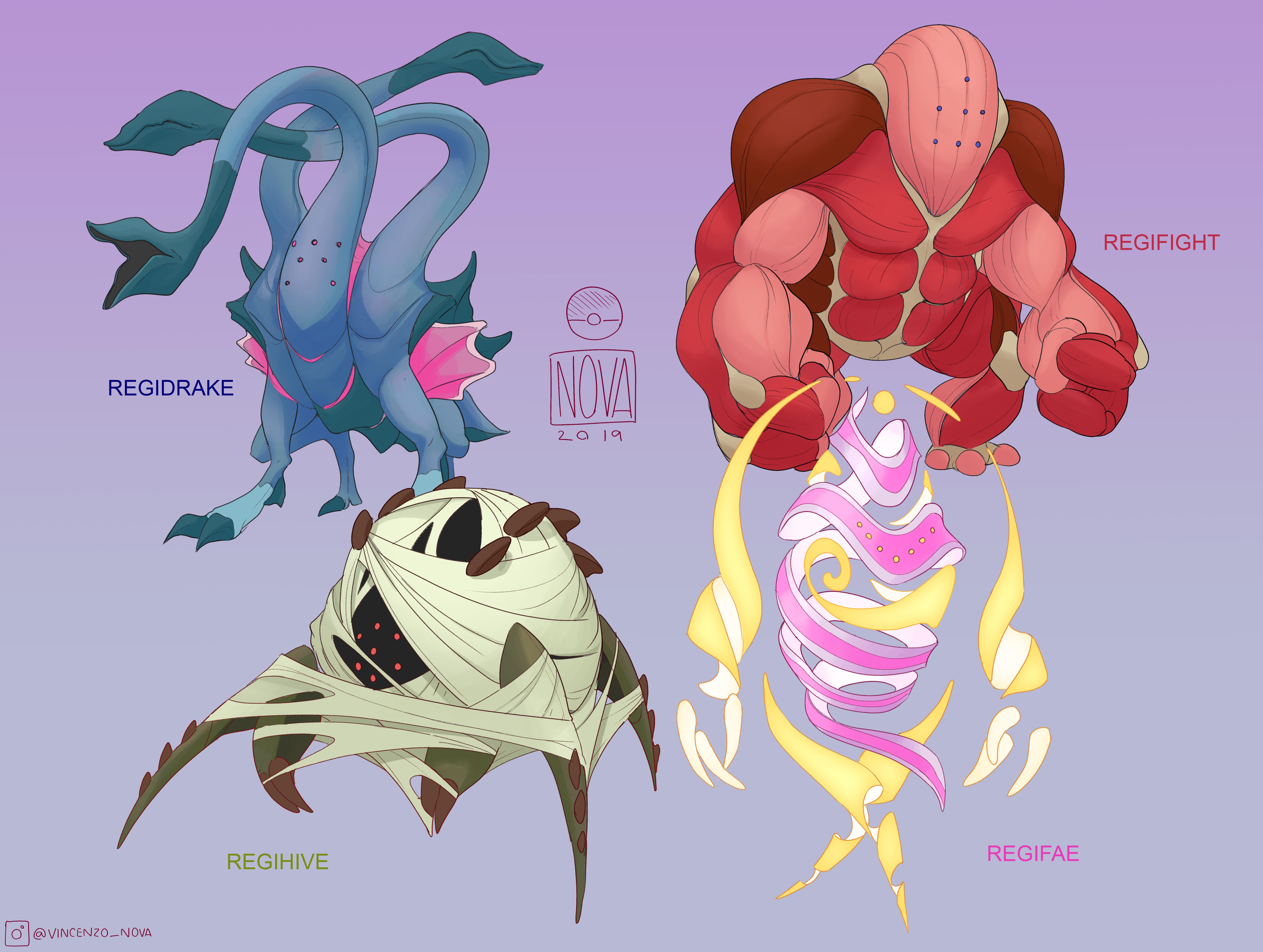 I designed the final four Regis! Descriptions in the