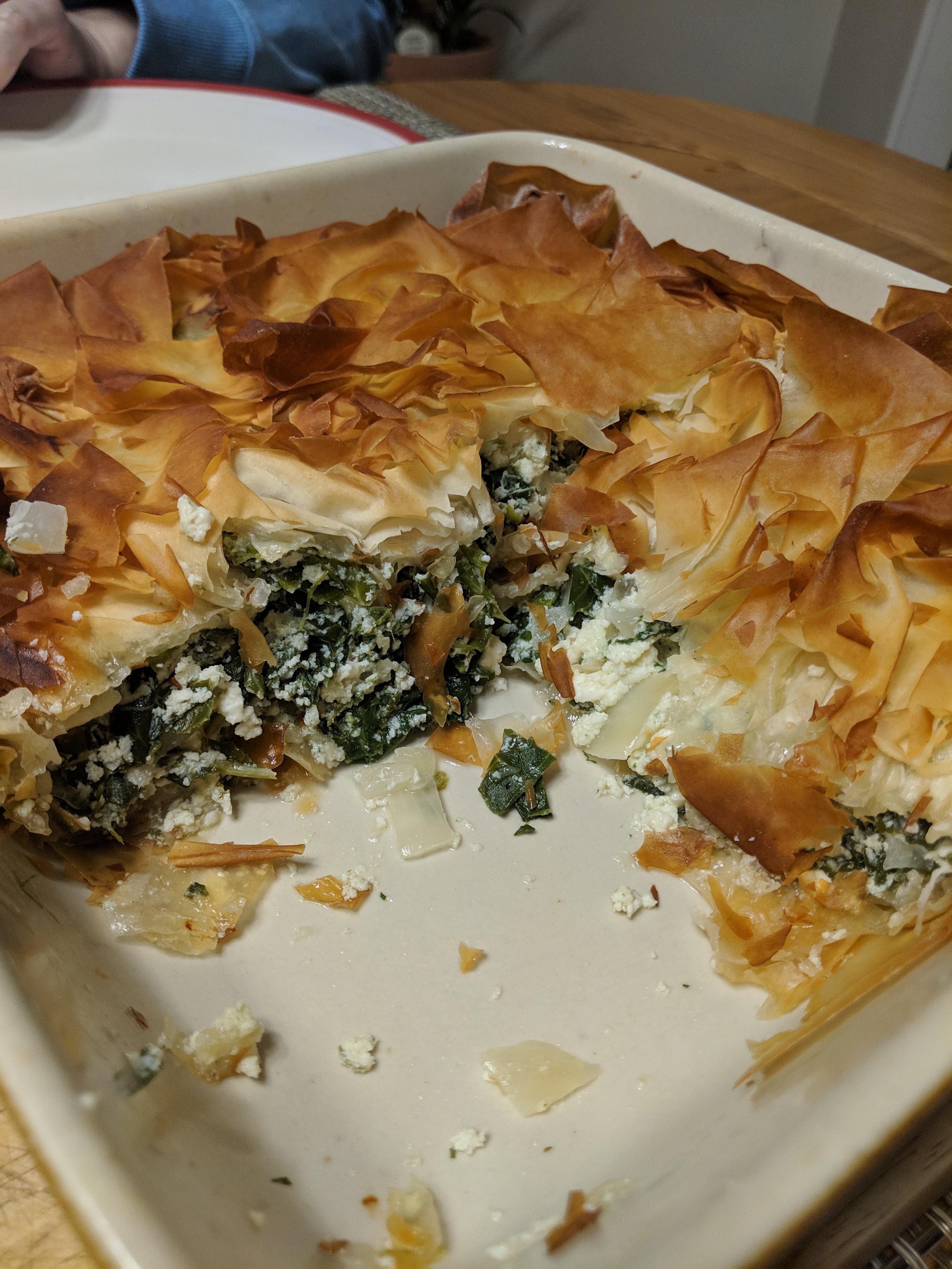 Spanakopita ('spinach pie') [Homemade] r/food