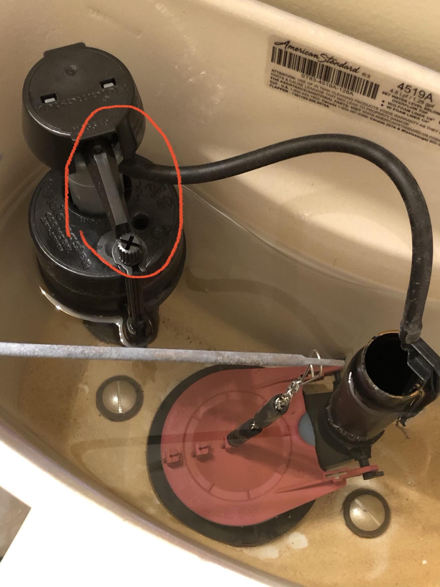 How To Get This Toilet to Stop Running?? r/howto