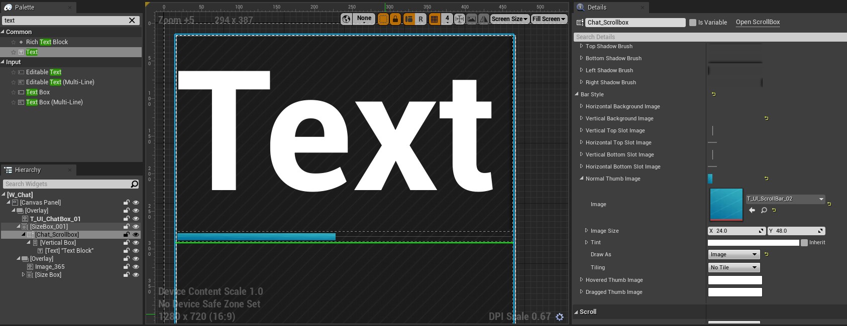 Custom scrollbar thumb image is not properly scaled r/unrealengine