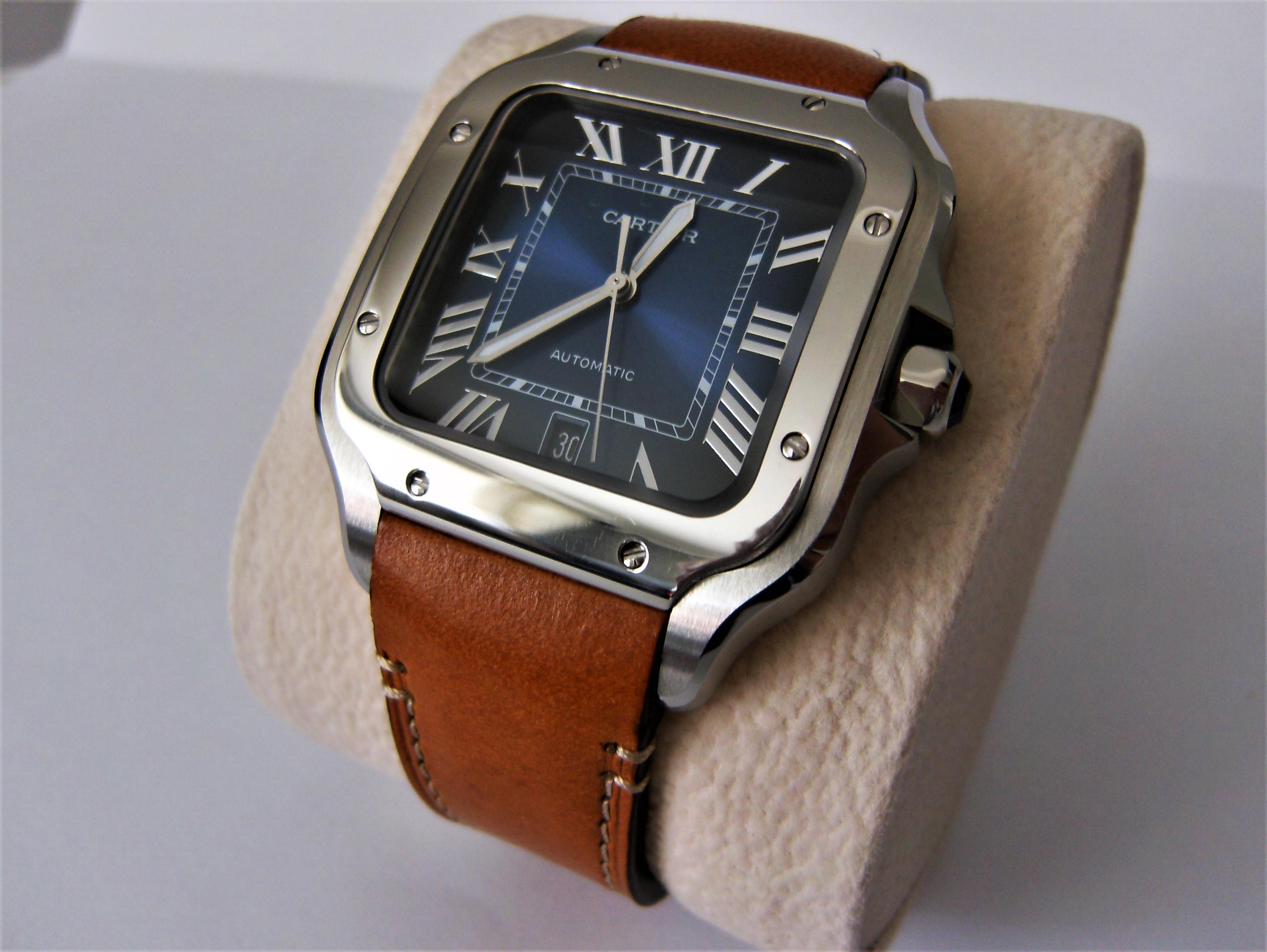 Parity Cartier Santos Blue Face Up To 63 Off