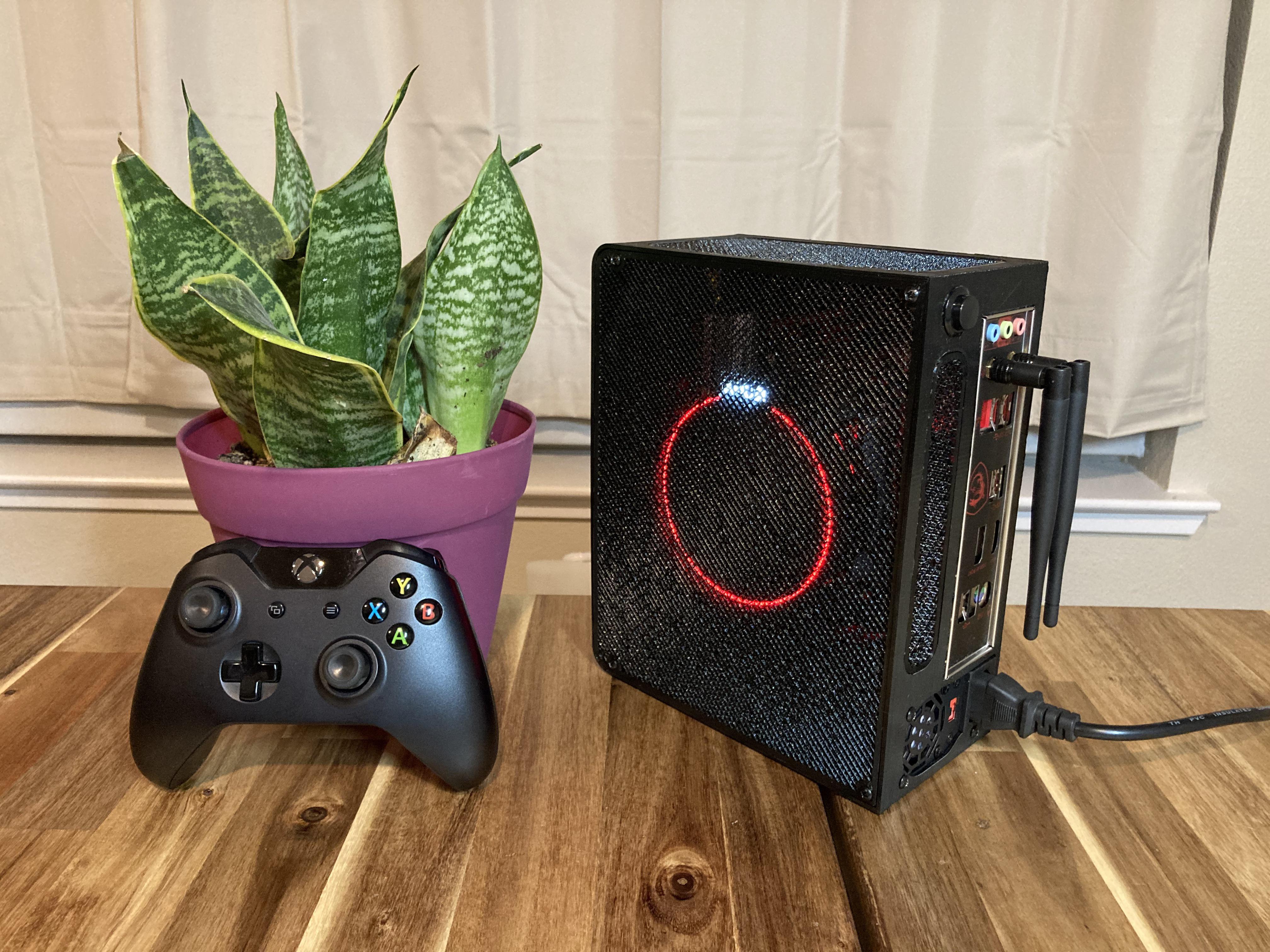 First version of my Custom 3D Printed Flex ATX case, in time for new