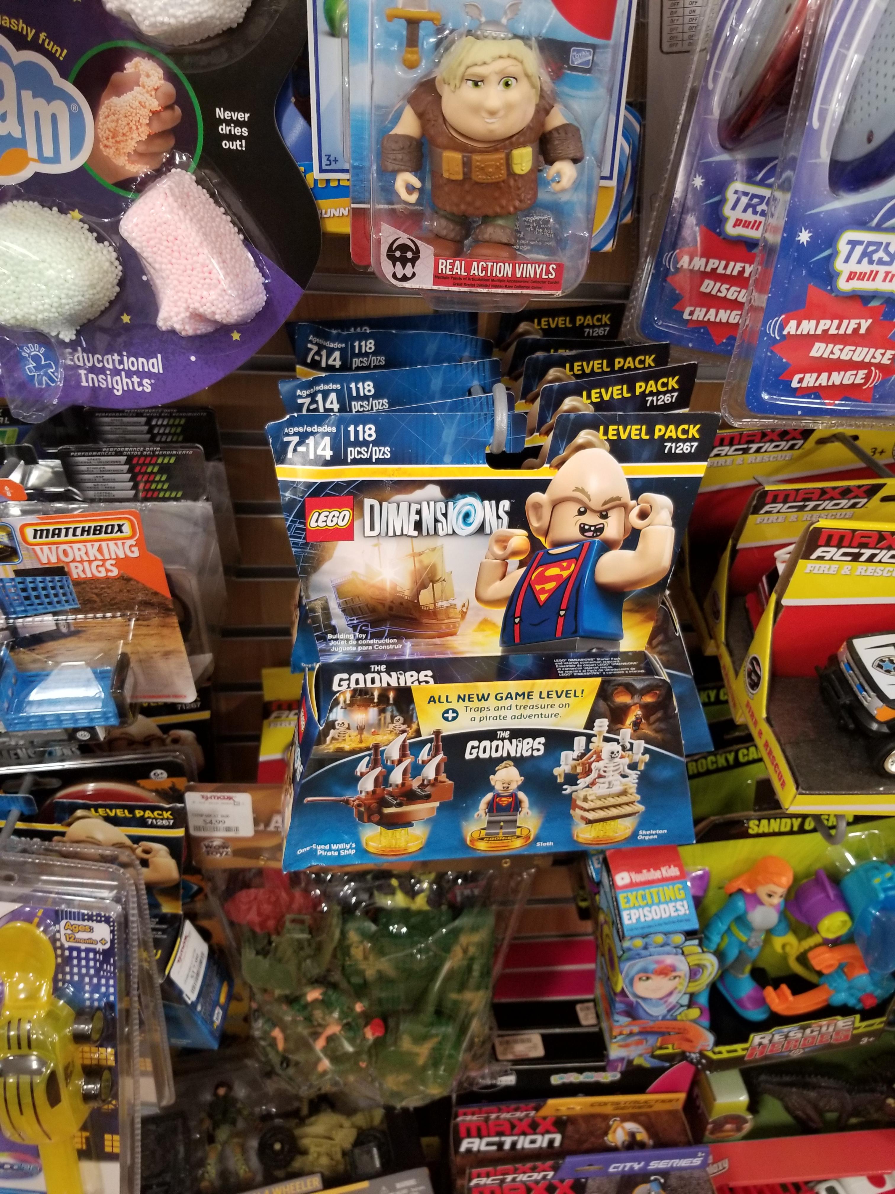 Just saw these today at TJ Maxx for 18 r/Legodimensions