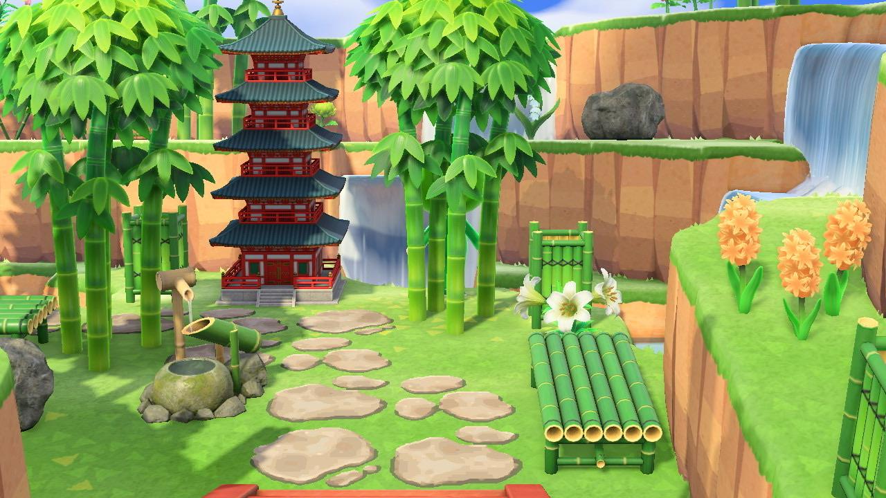 Pagoda in bamboo park r/AnimalCrossing