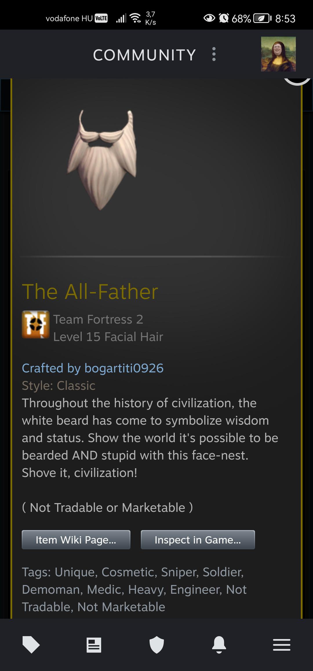 Just crafted this, how much is it worth? r/tf2