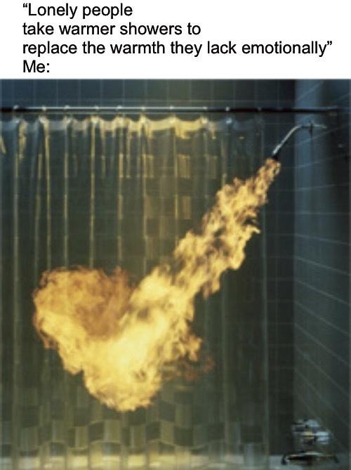 Slightly warm shower r/memes