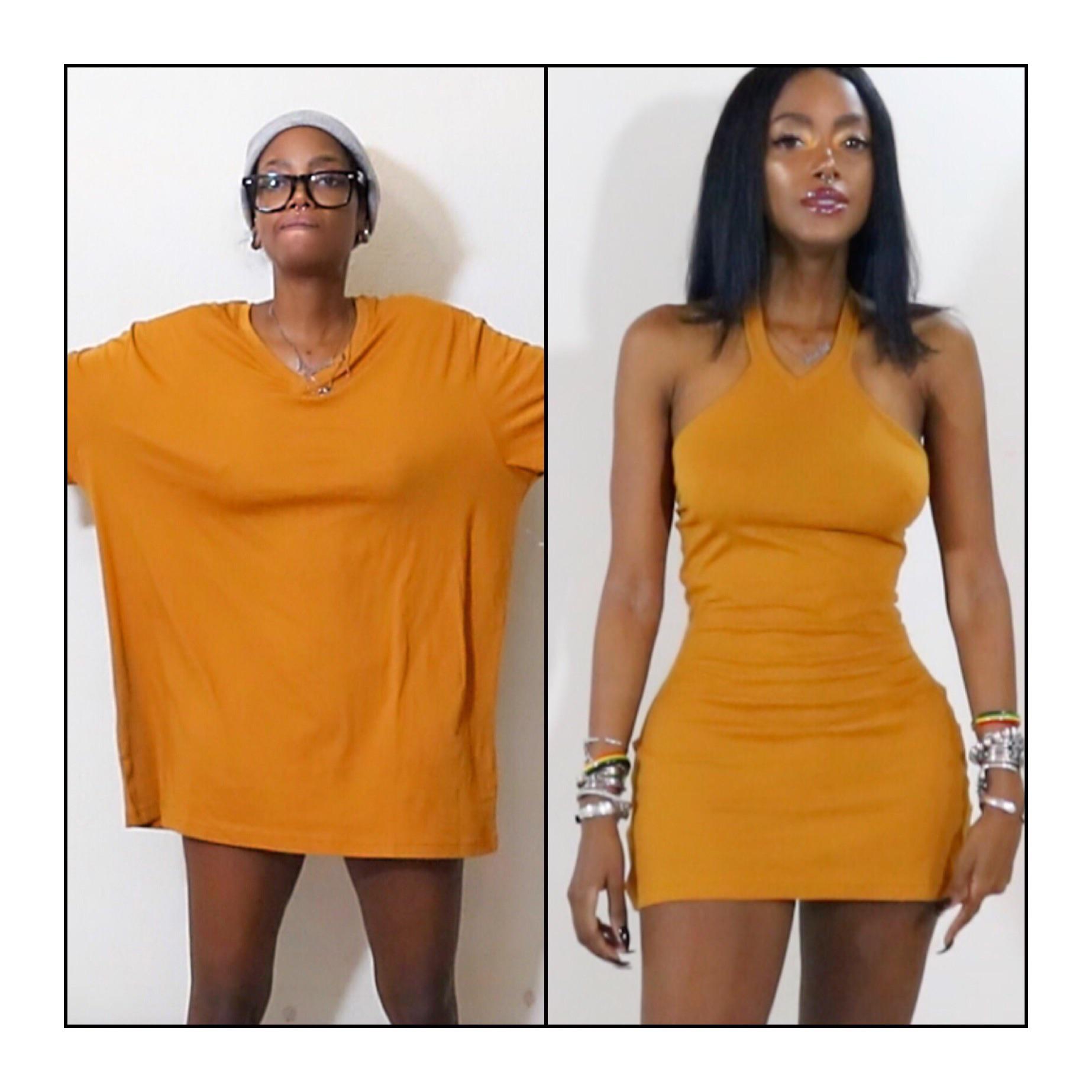 Oy! Stop burning your ex’s clothes and make cute dresses from them. r