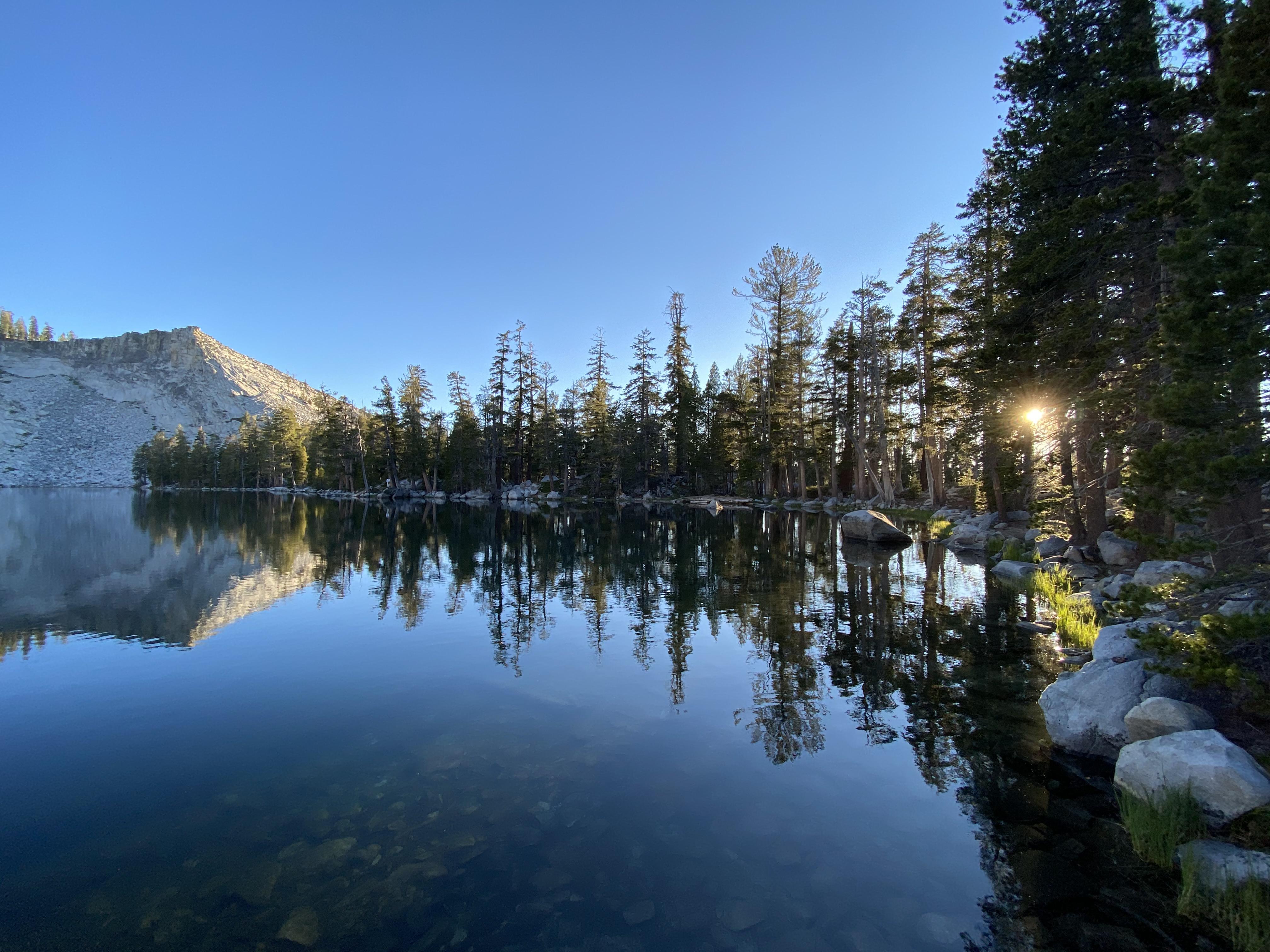 As perfect as it looks Ostrander Lake, Yosemite. r/backpacking