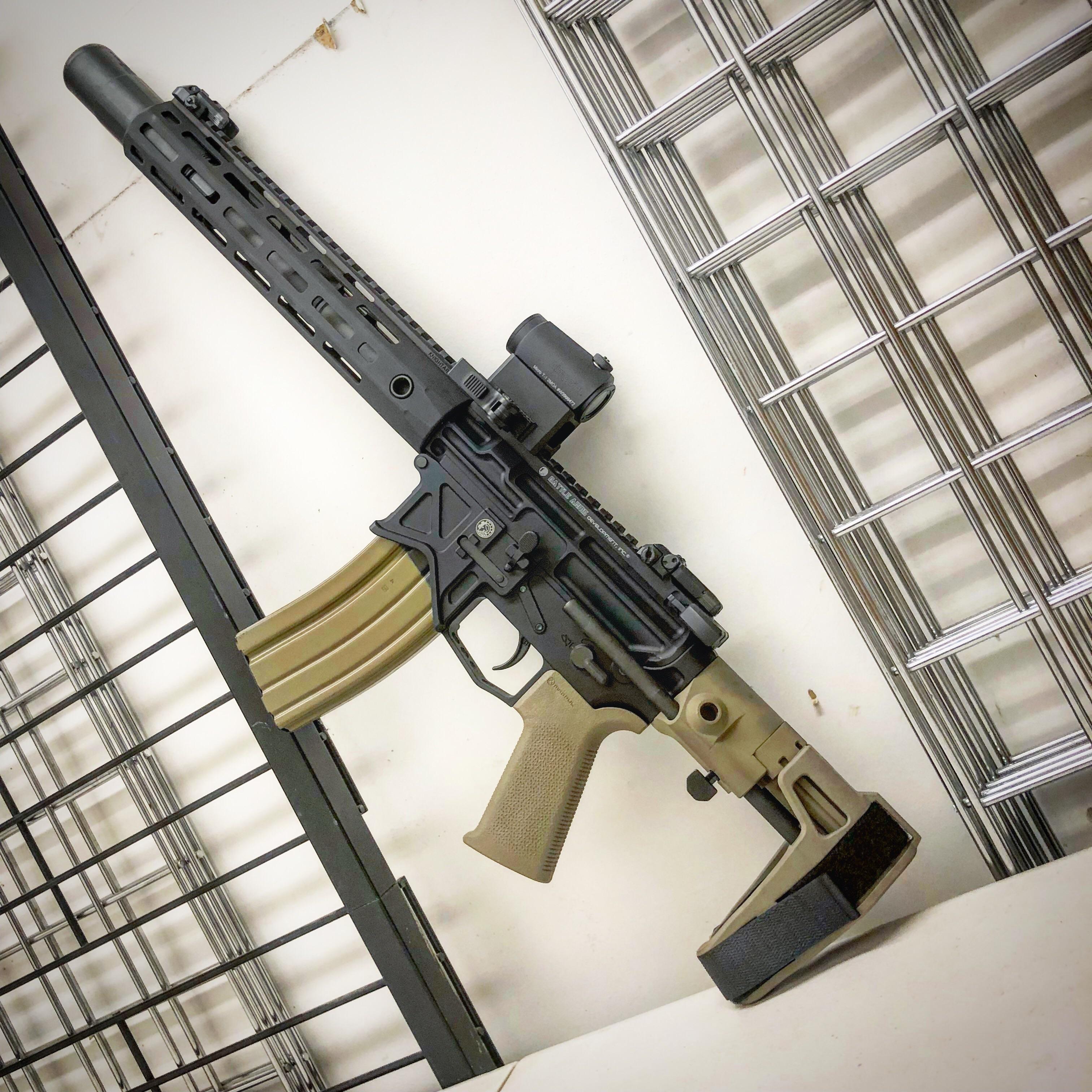 AR Pistol with Dead Air Can Featured in the last Book of the AR15 NFA