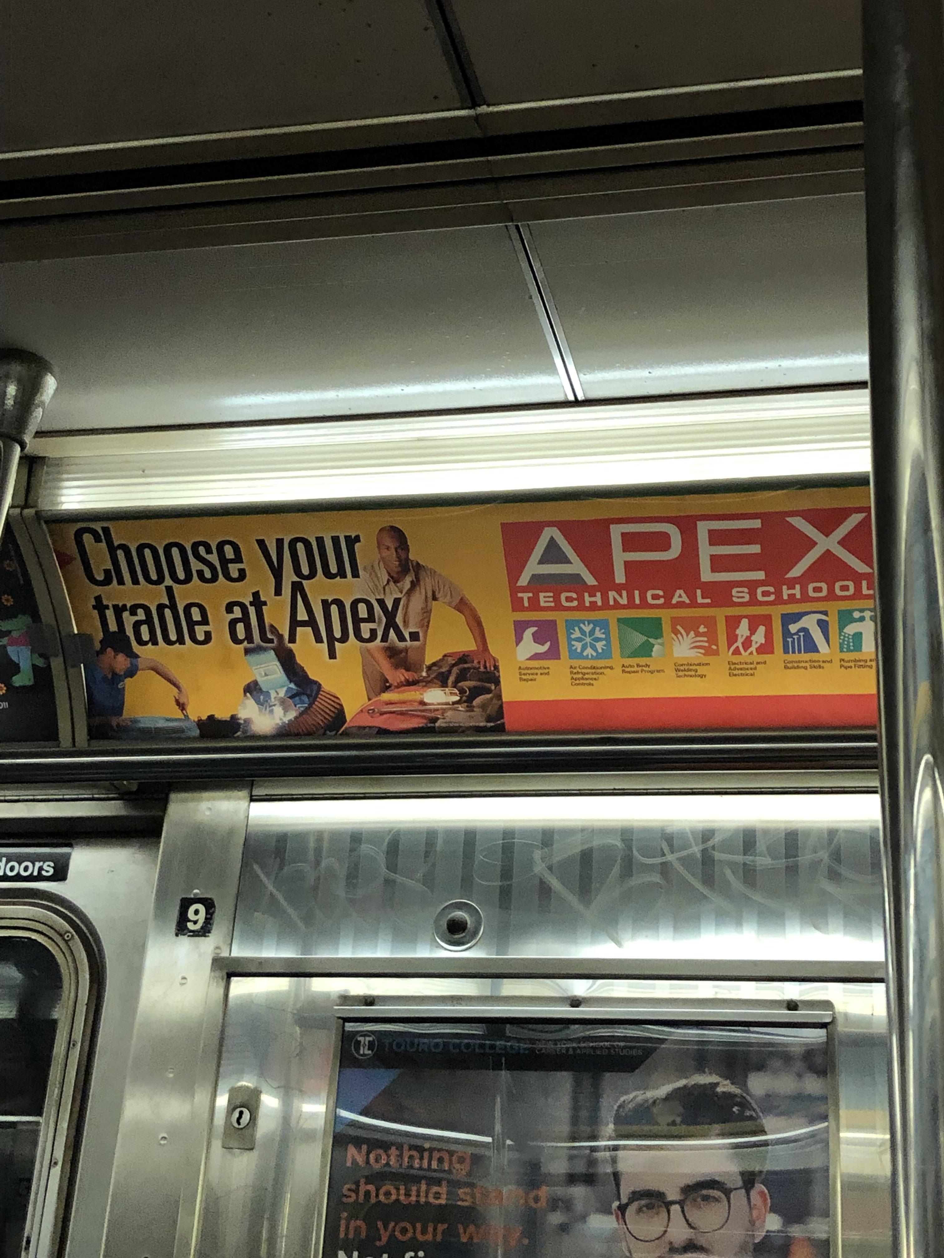 Saw this on the subway. Started imagining some lore about the world
