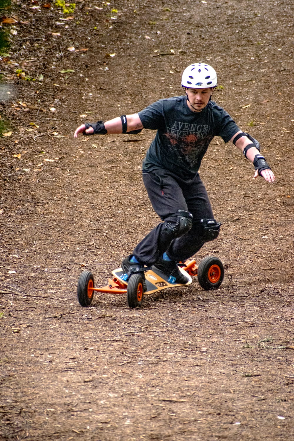 Had my first proper go at mountain boarding today. It was amazing, I'm
