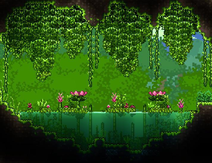 Little lotus pond r/Terraria